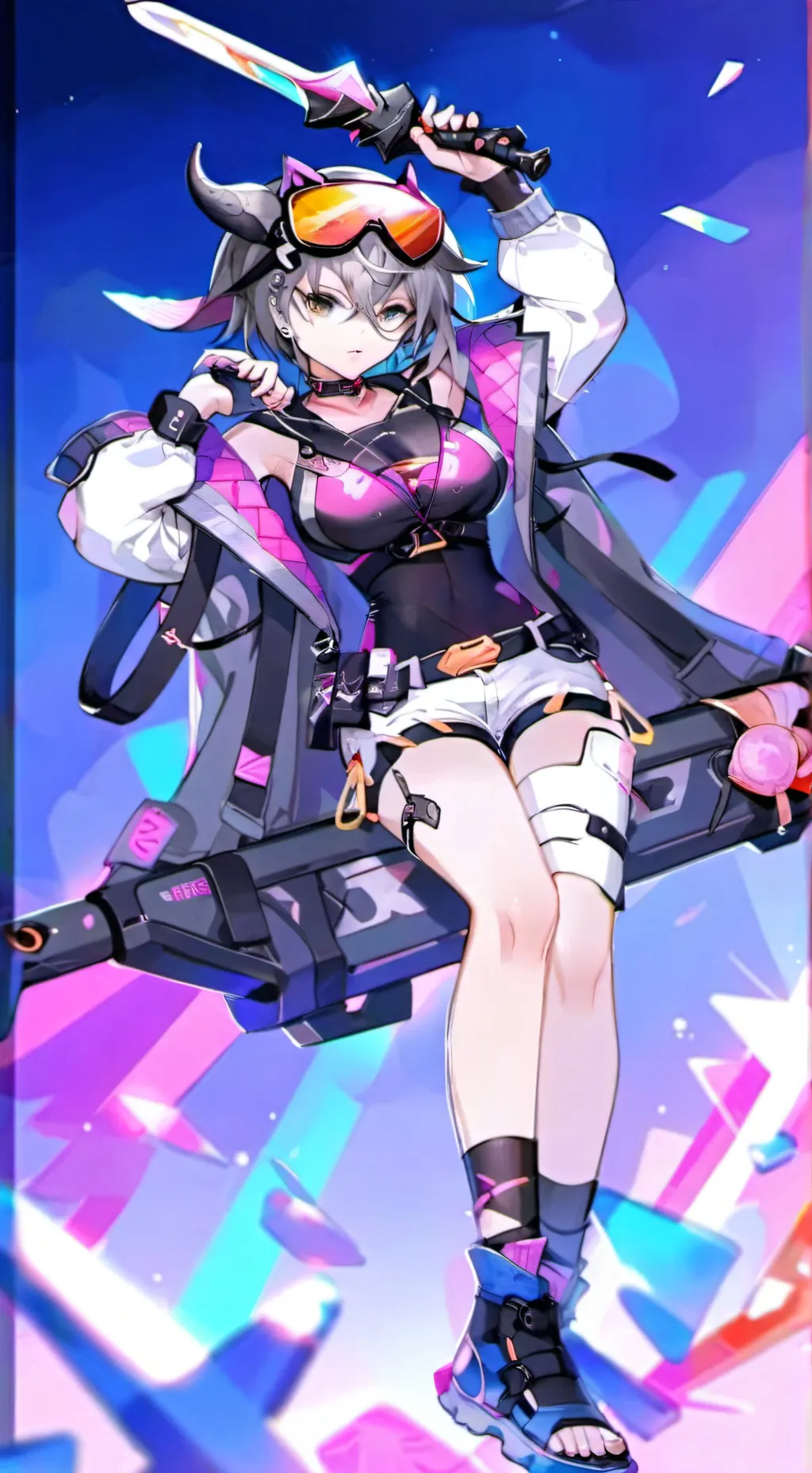 ai character: 银狼 background