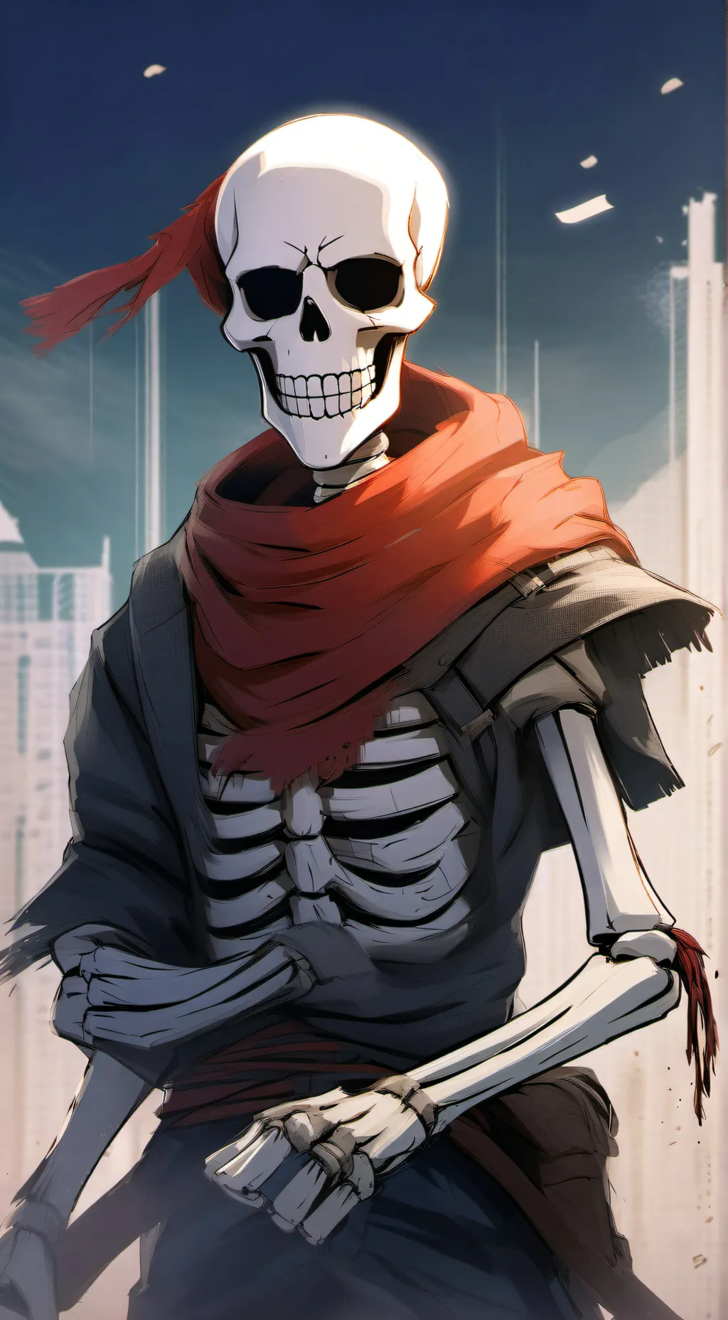 ai character: papyrus background