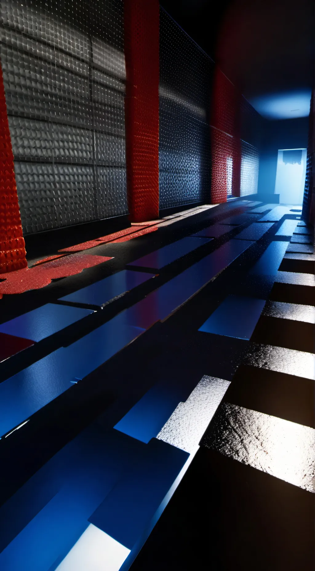 ai character: Sprunki prison￼ background