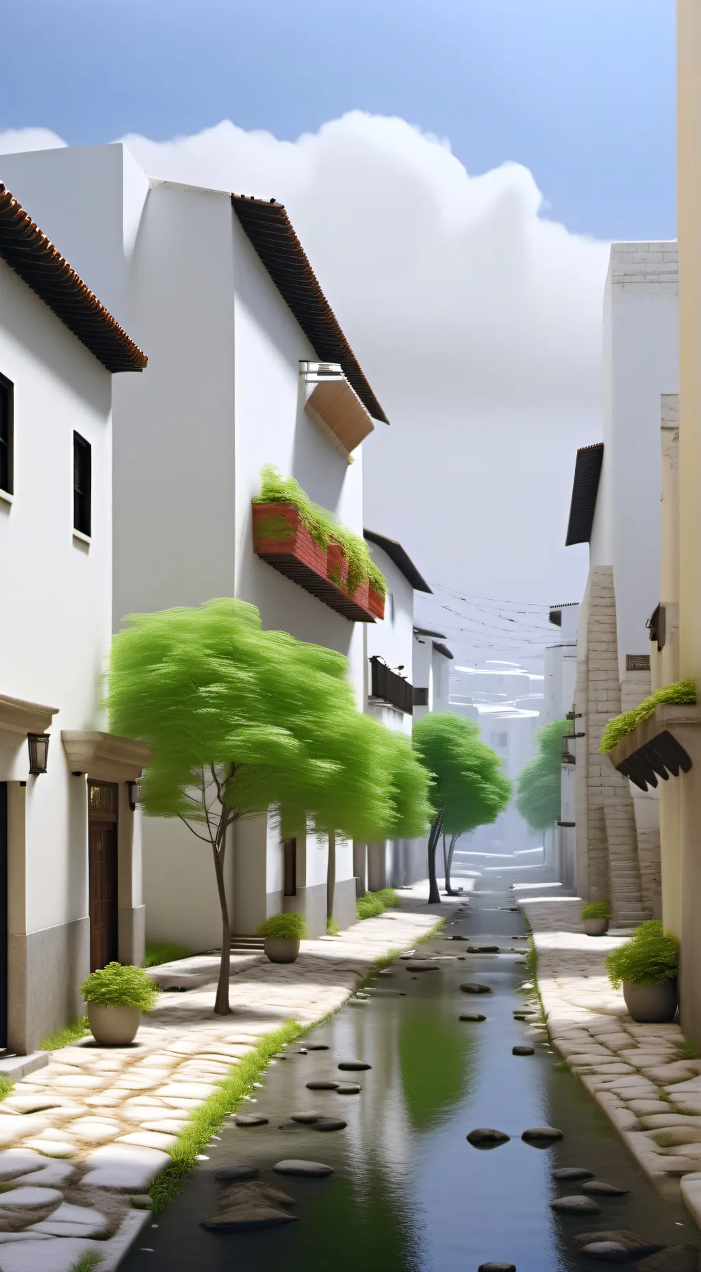 ai character: Anglewood background