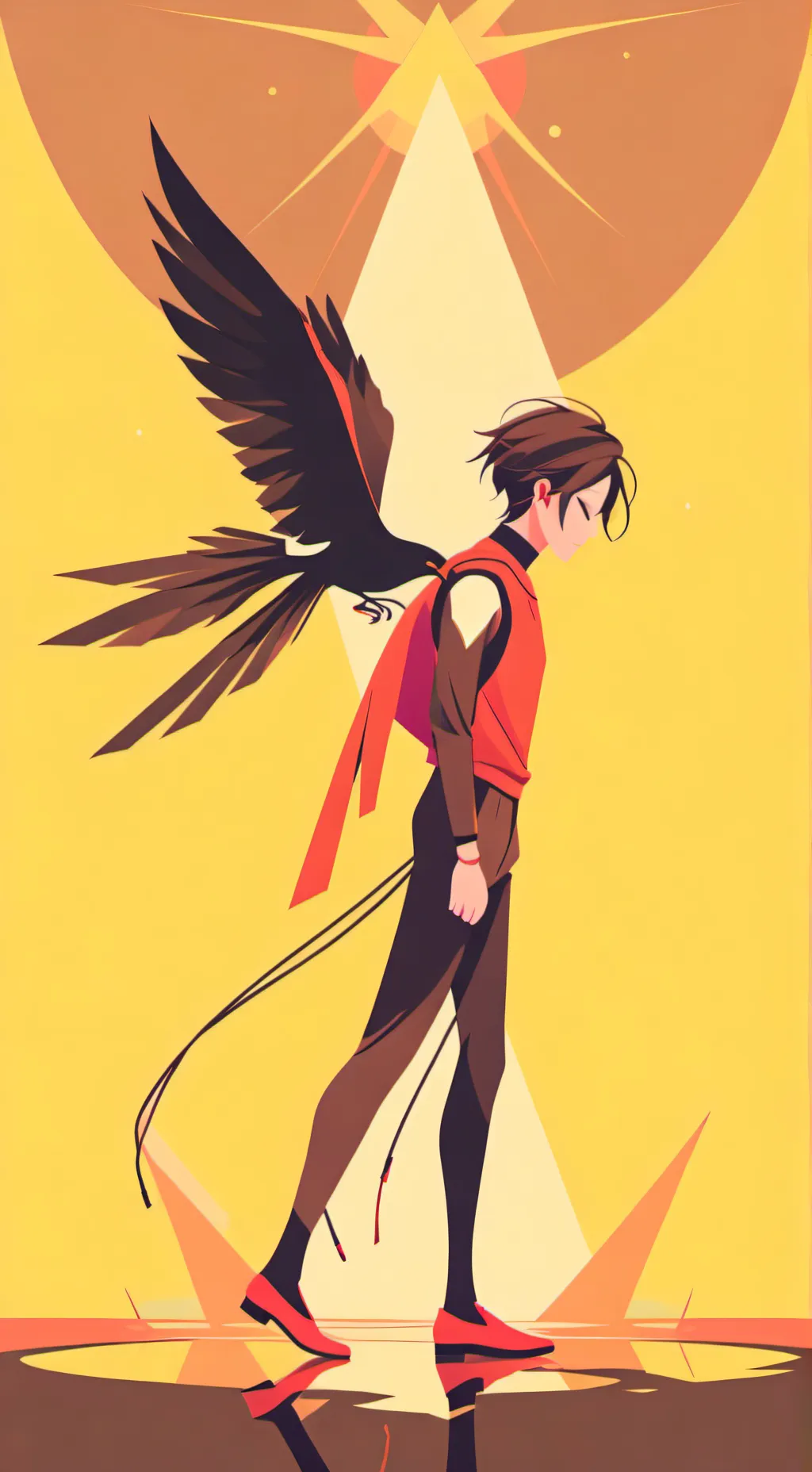 ai character: Gregory x Tony kid background