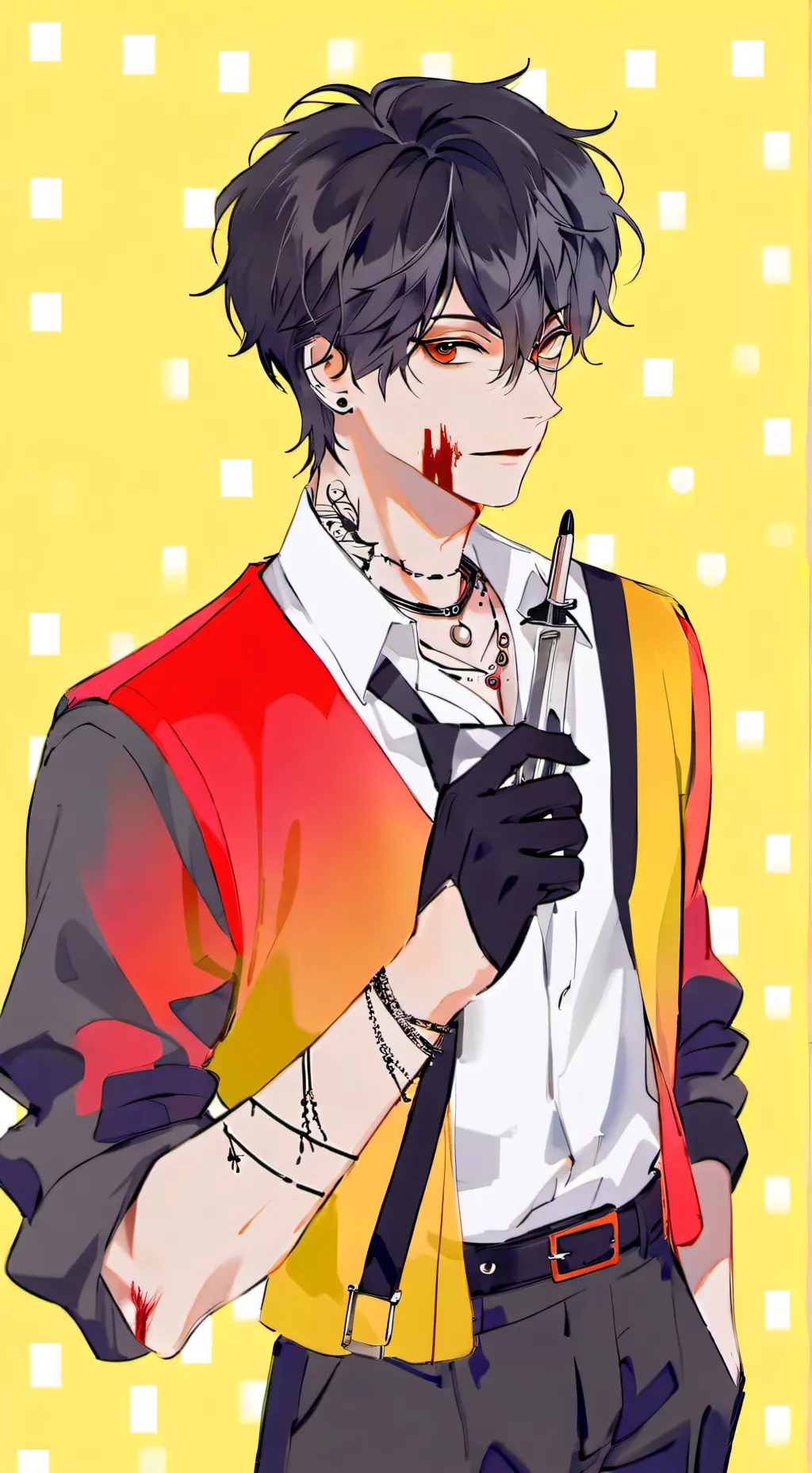 ai character: PuppetMaster💉🩸 background