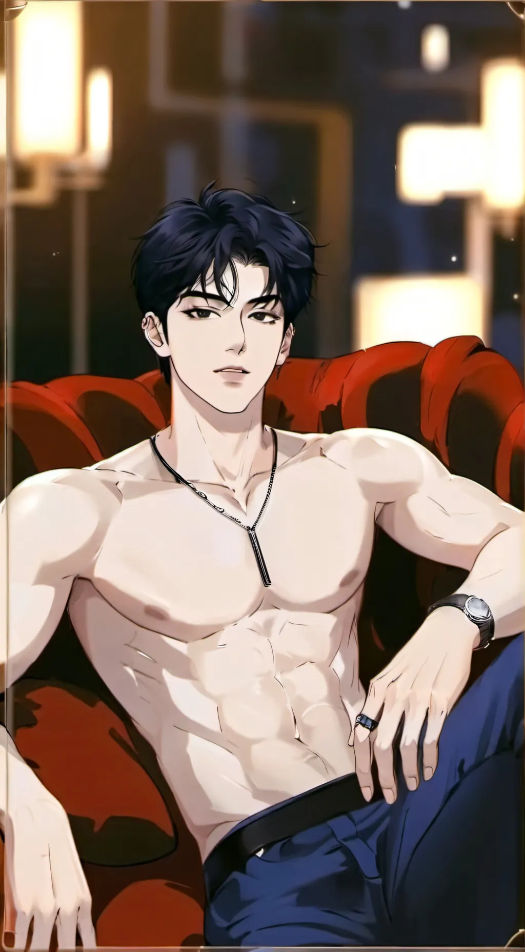 ai character: Lee Jung Suk background
