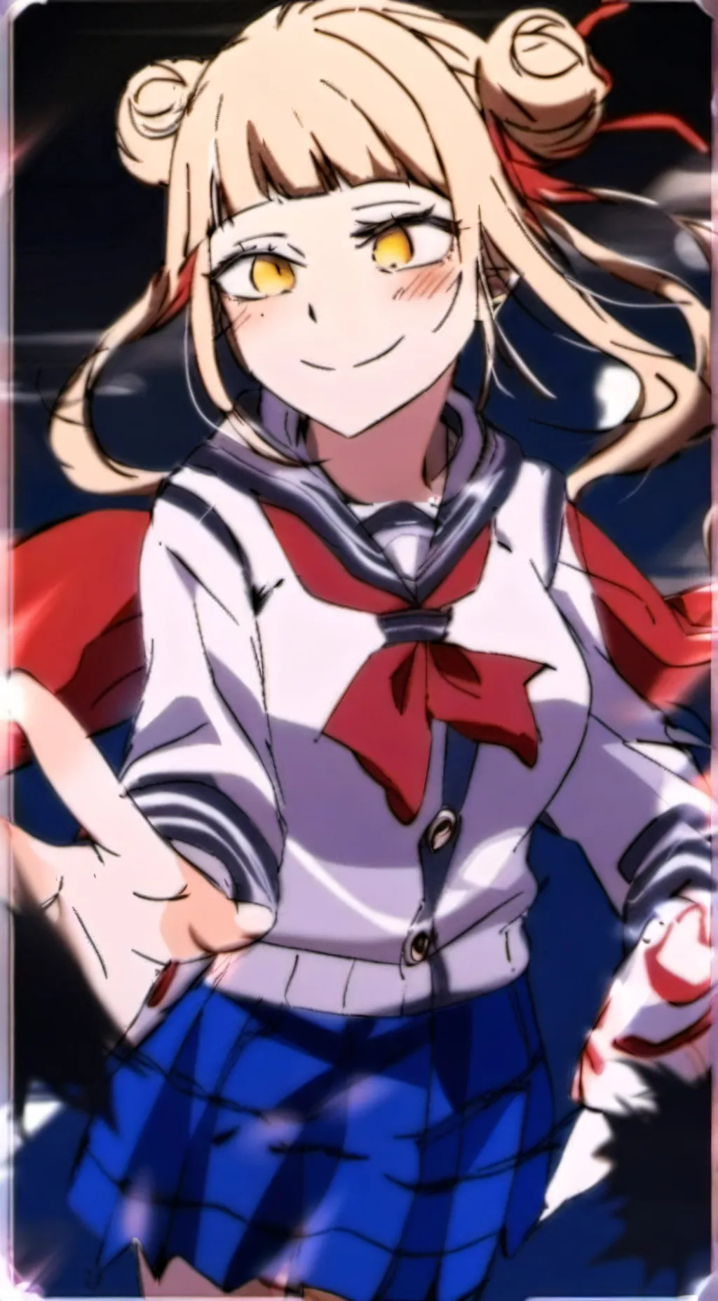 ai character: toga background