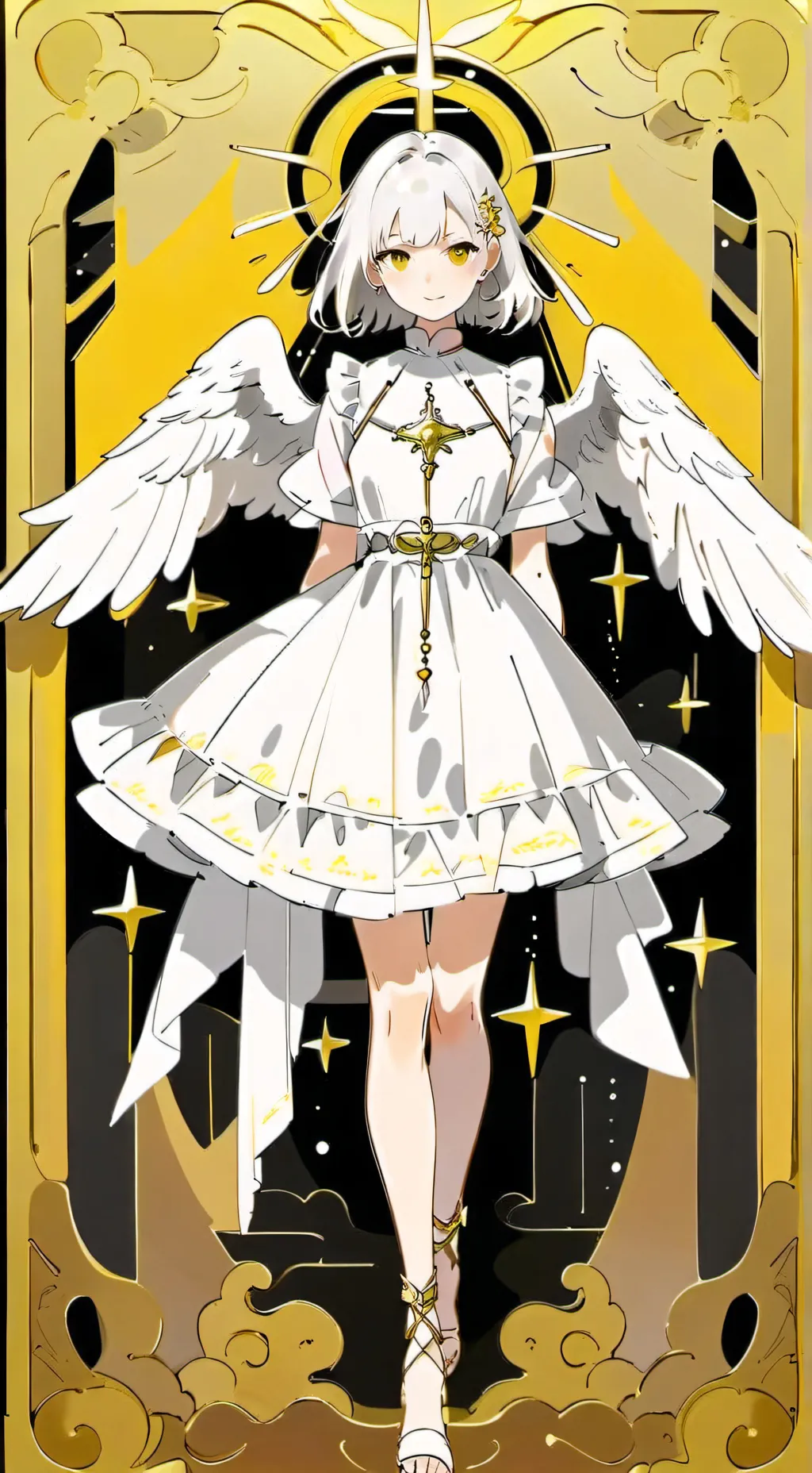 ai character: Angel background