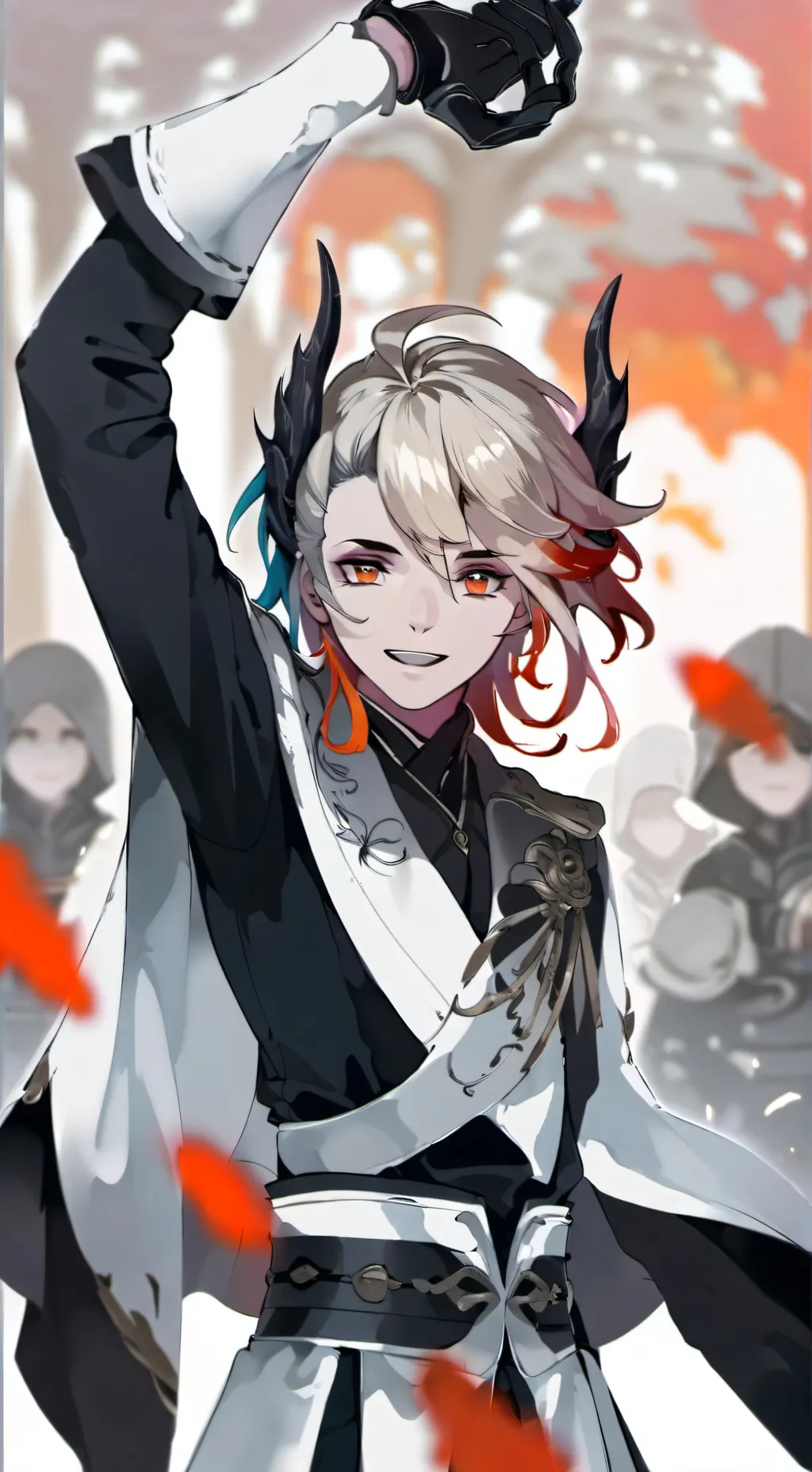 ai character: Douma  background
