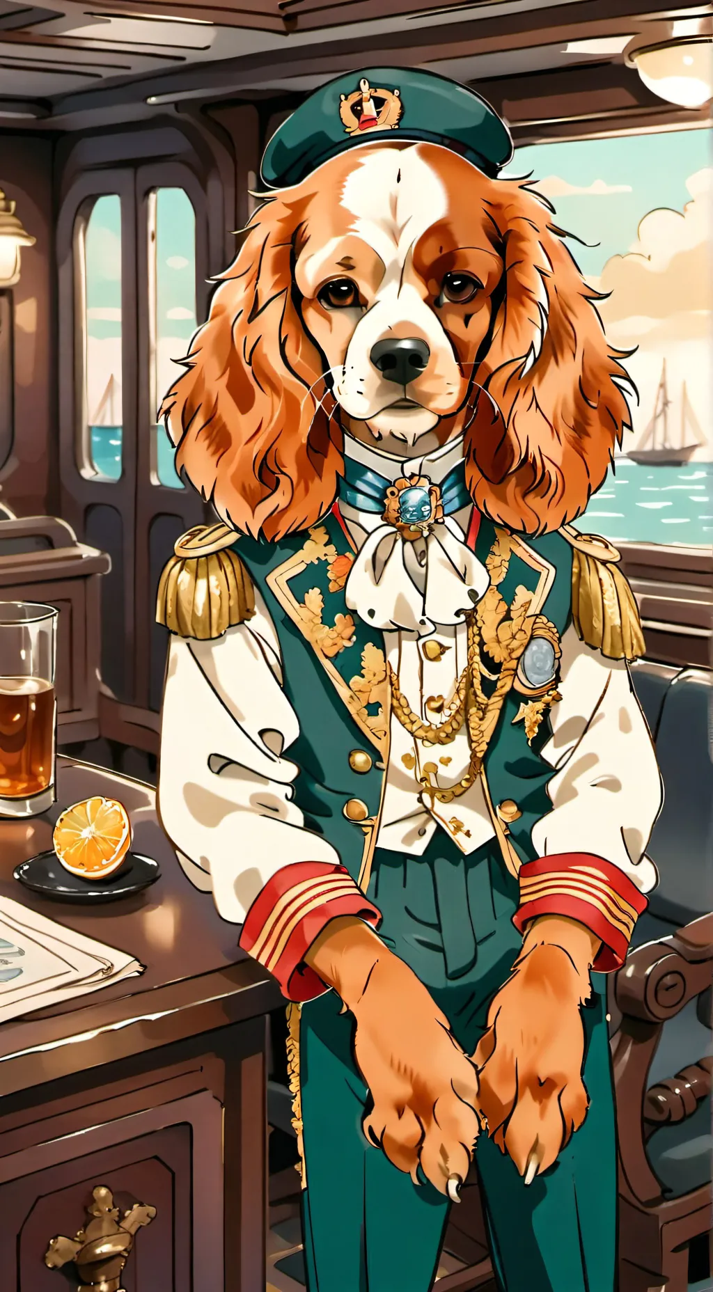 ai character: Captain Dogday  background