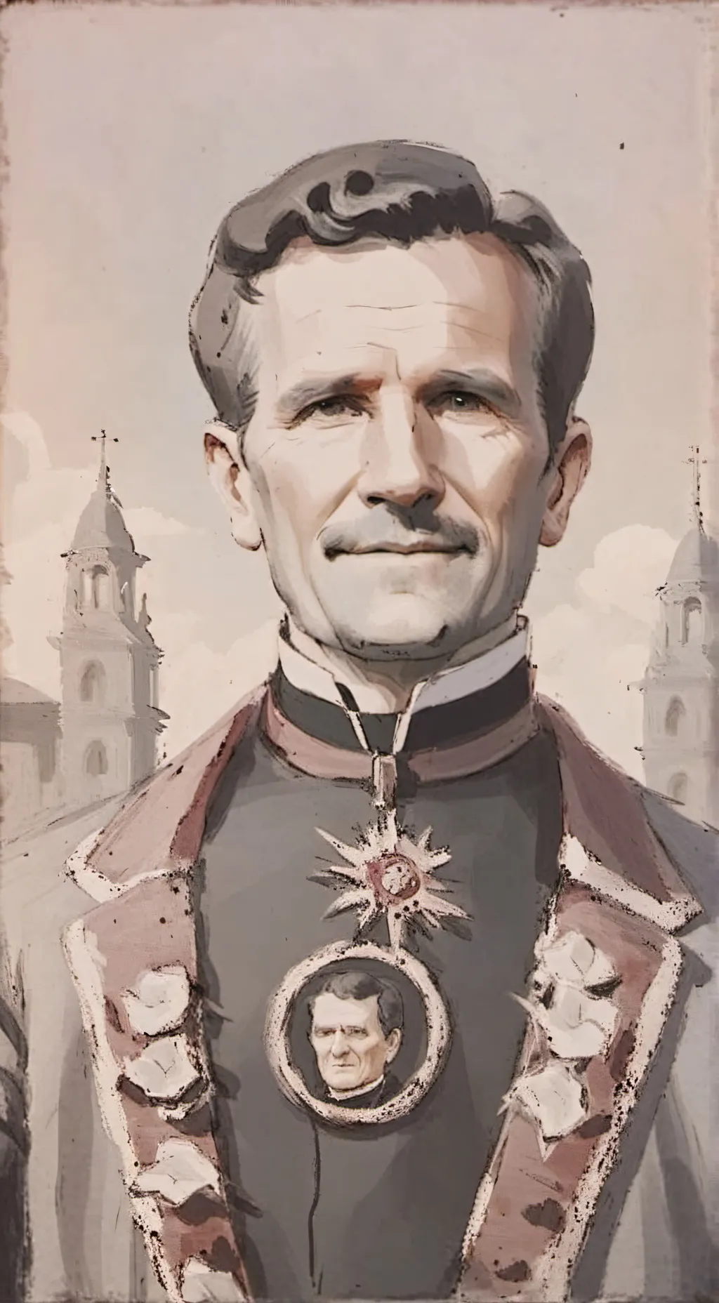 ai character: don bosco  background