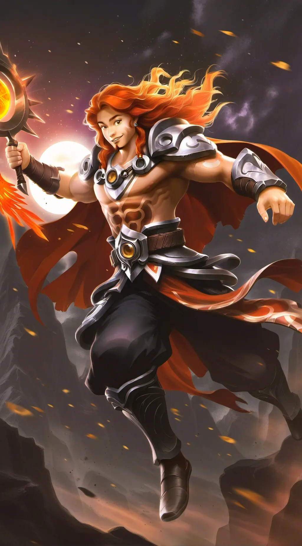 ai character: Trans Apollo  background