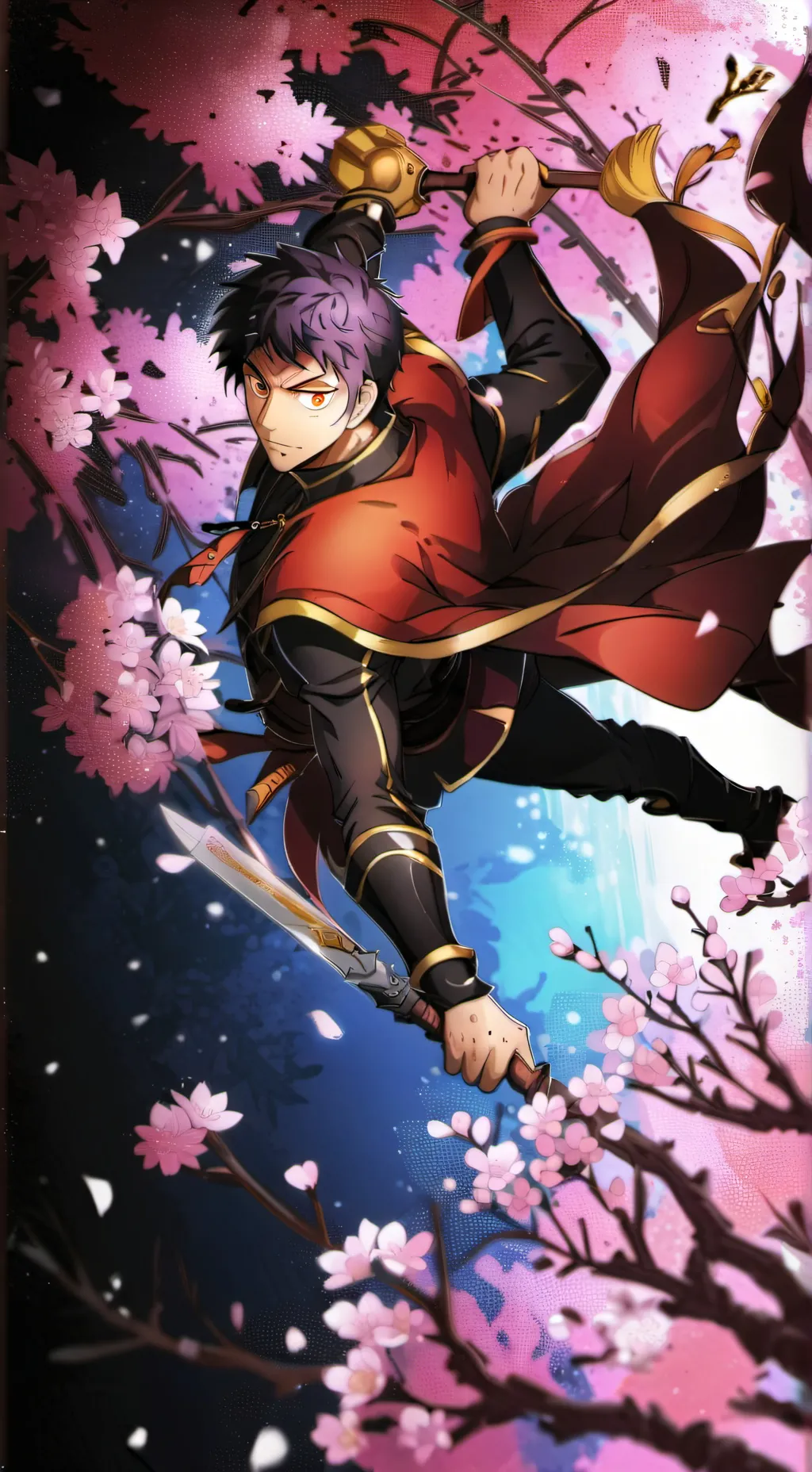 ai character: Jujustu Kaisen background