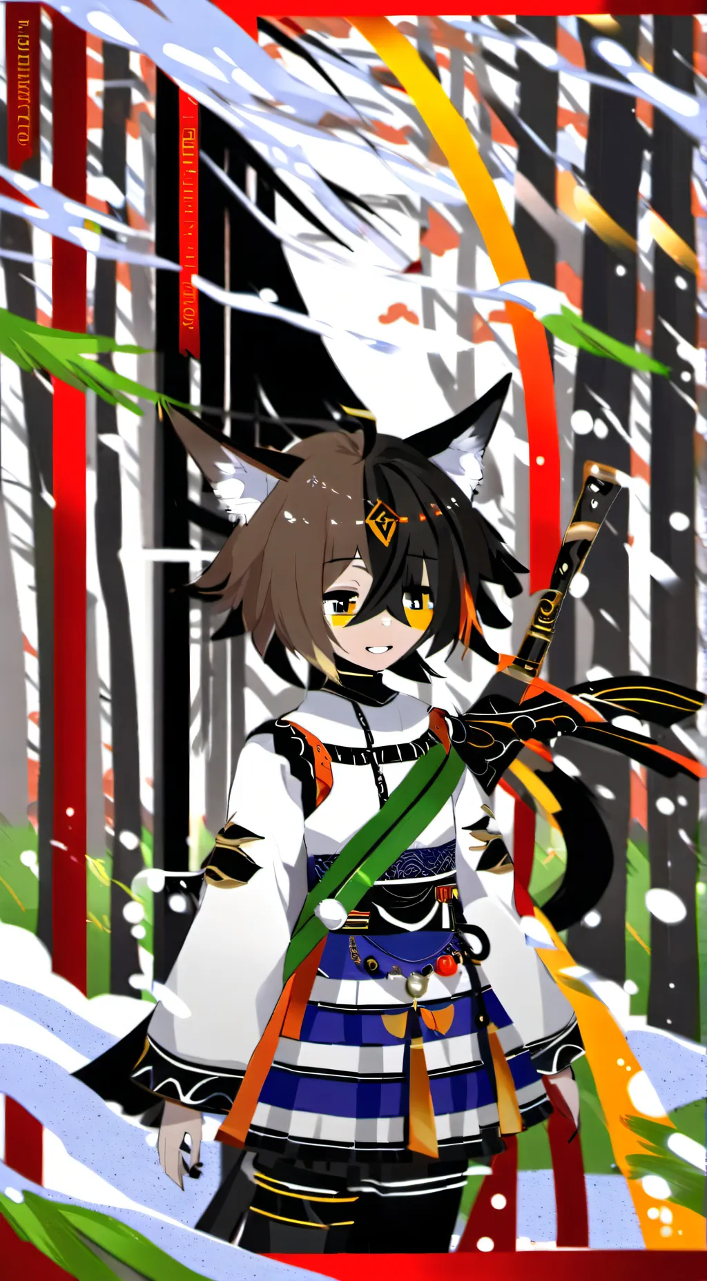 ai character: Goodbye, Eclipse background