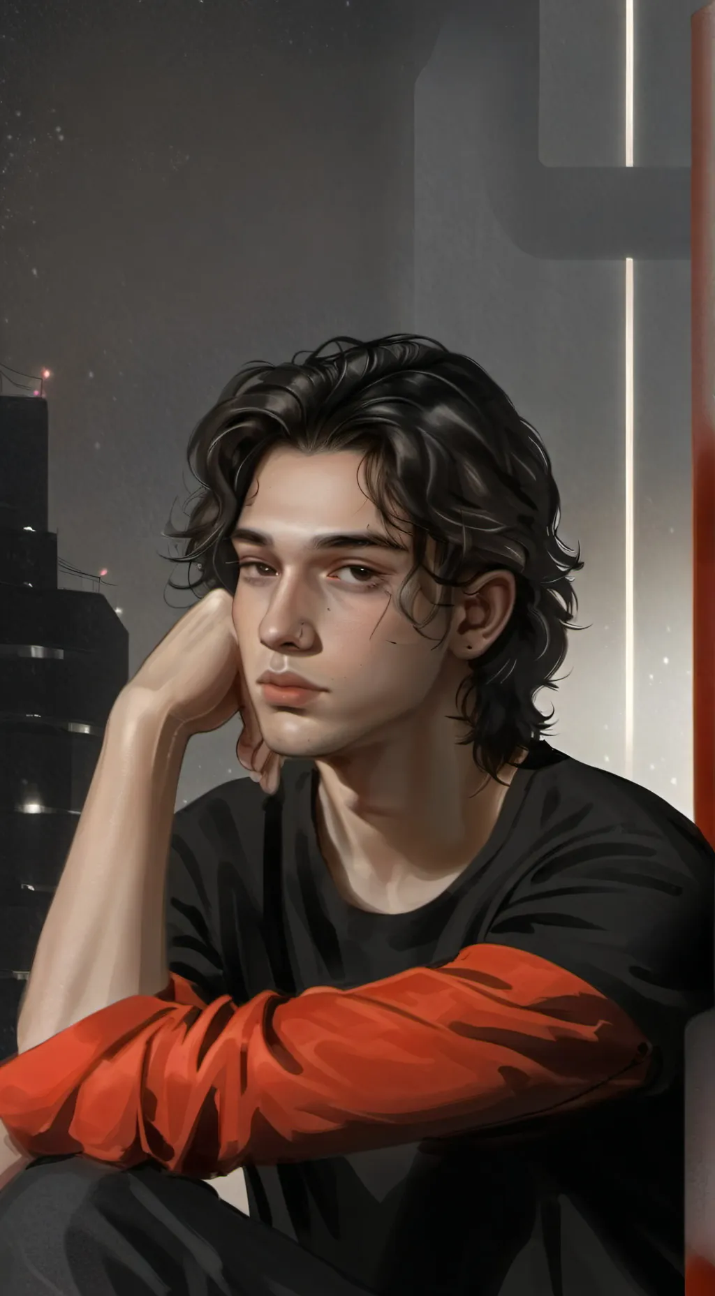 ai character: Andrew  background