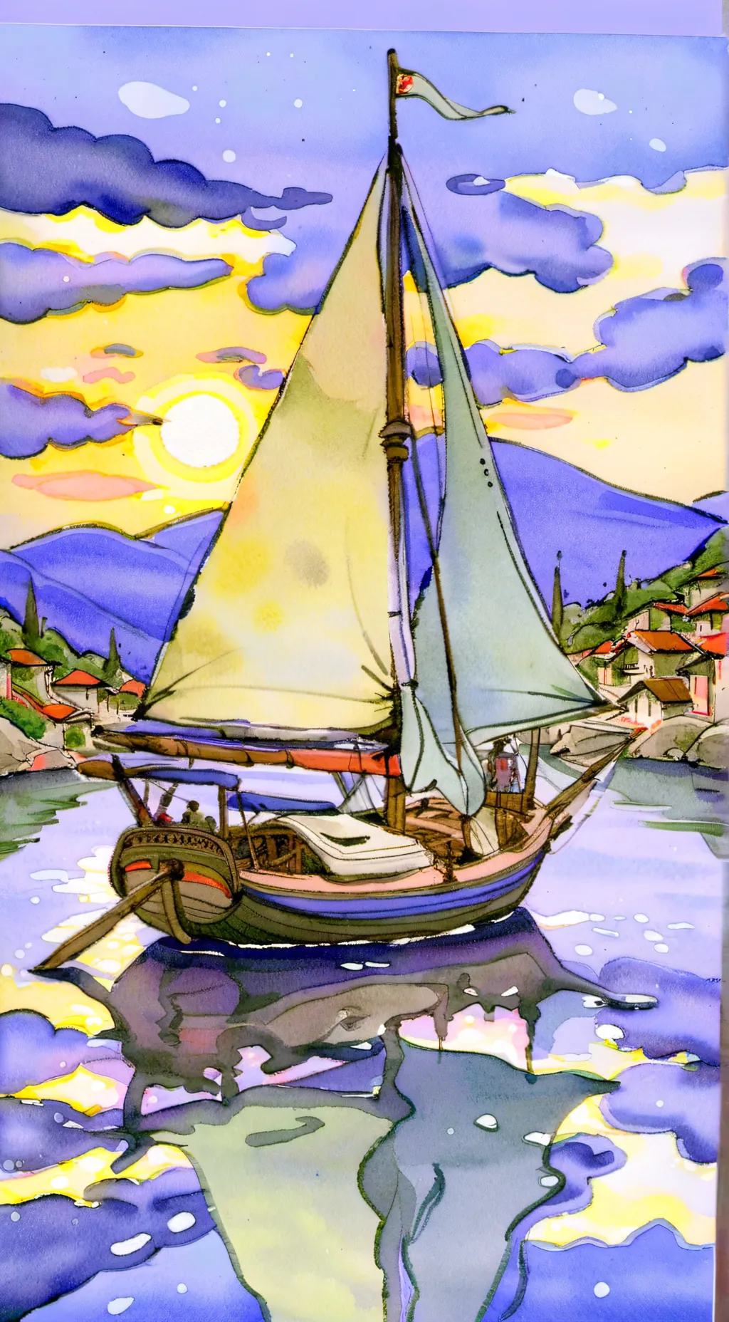 ai character: gray background