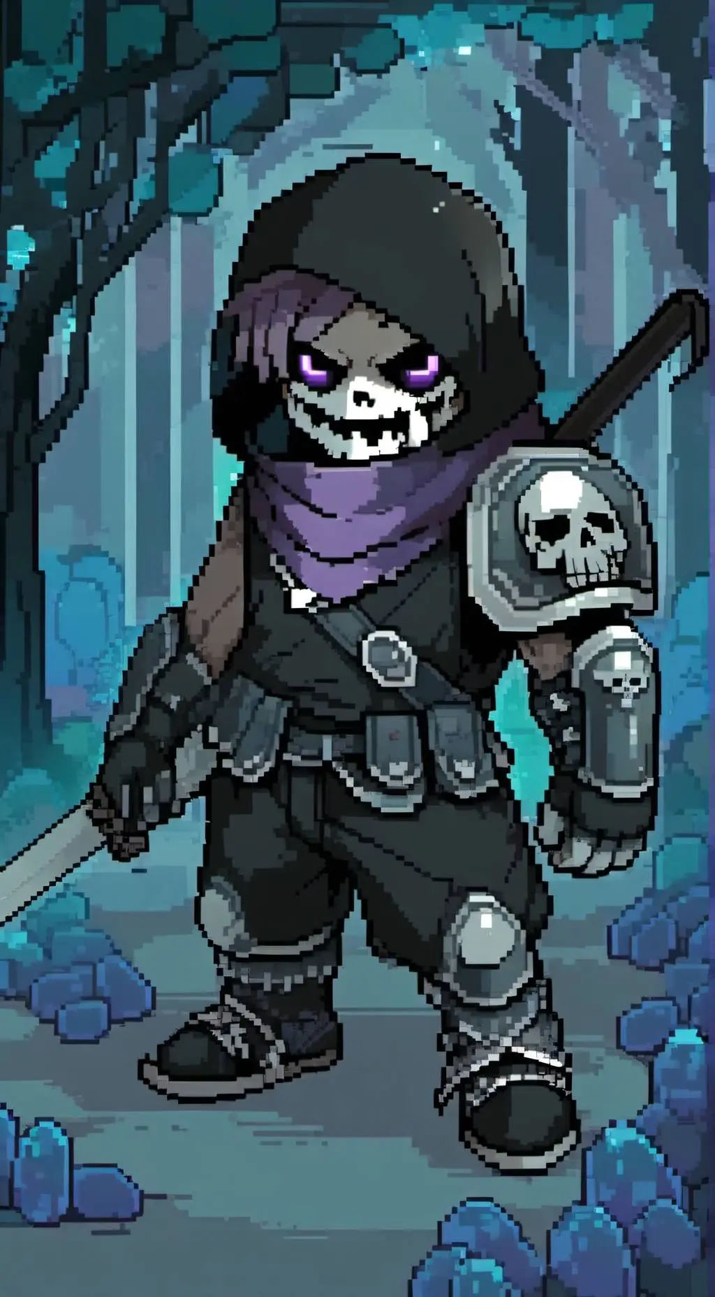 ai character: Sans background