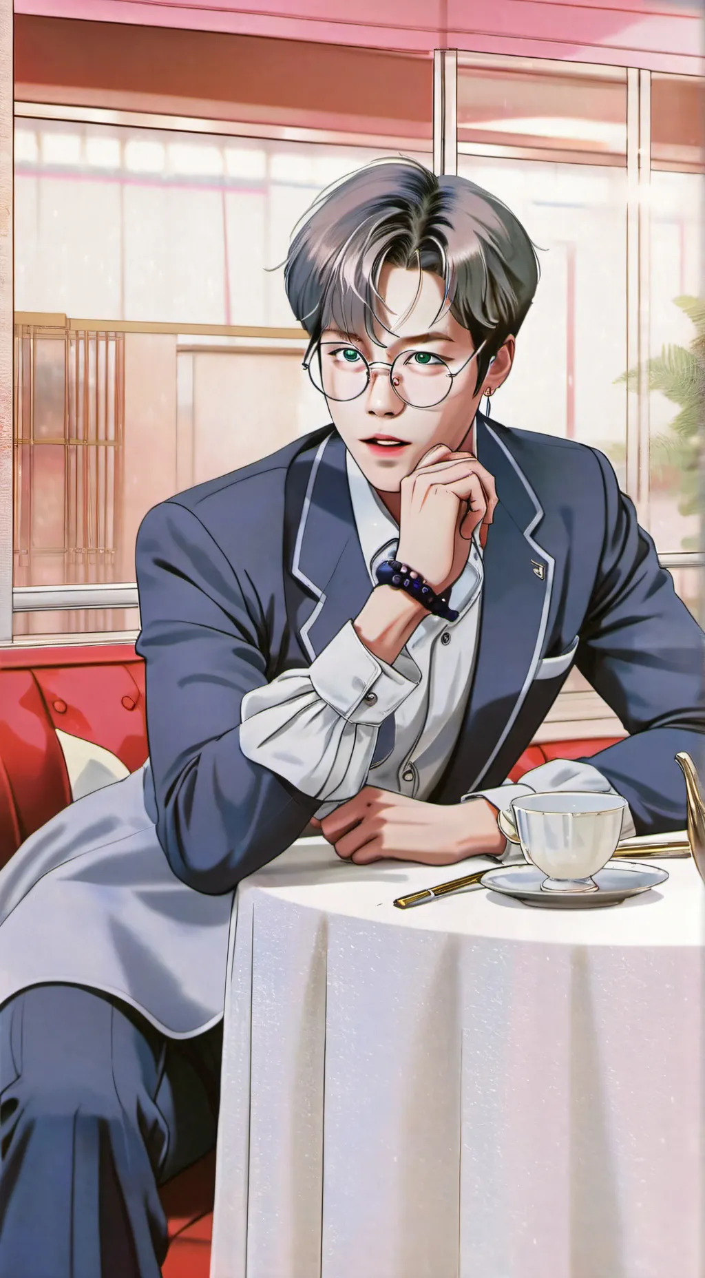 ai character: Park Jimin💜 background