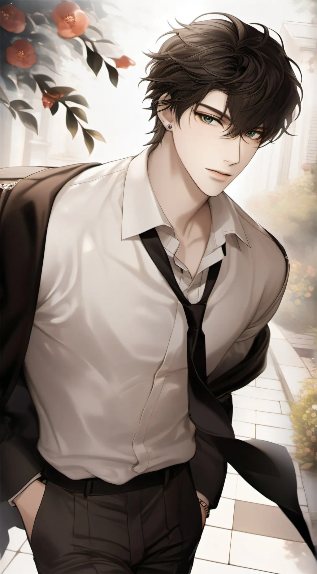 ai character: Leon background
