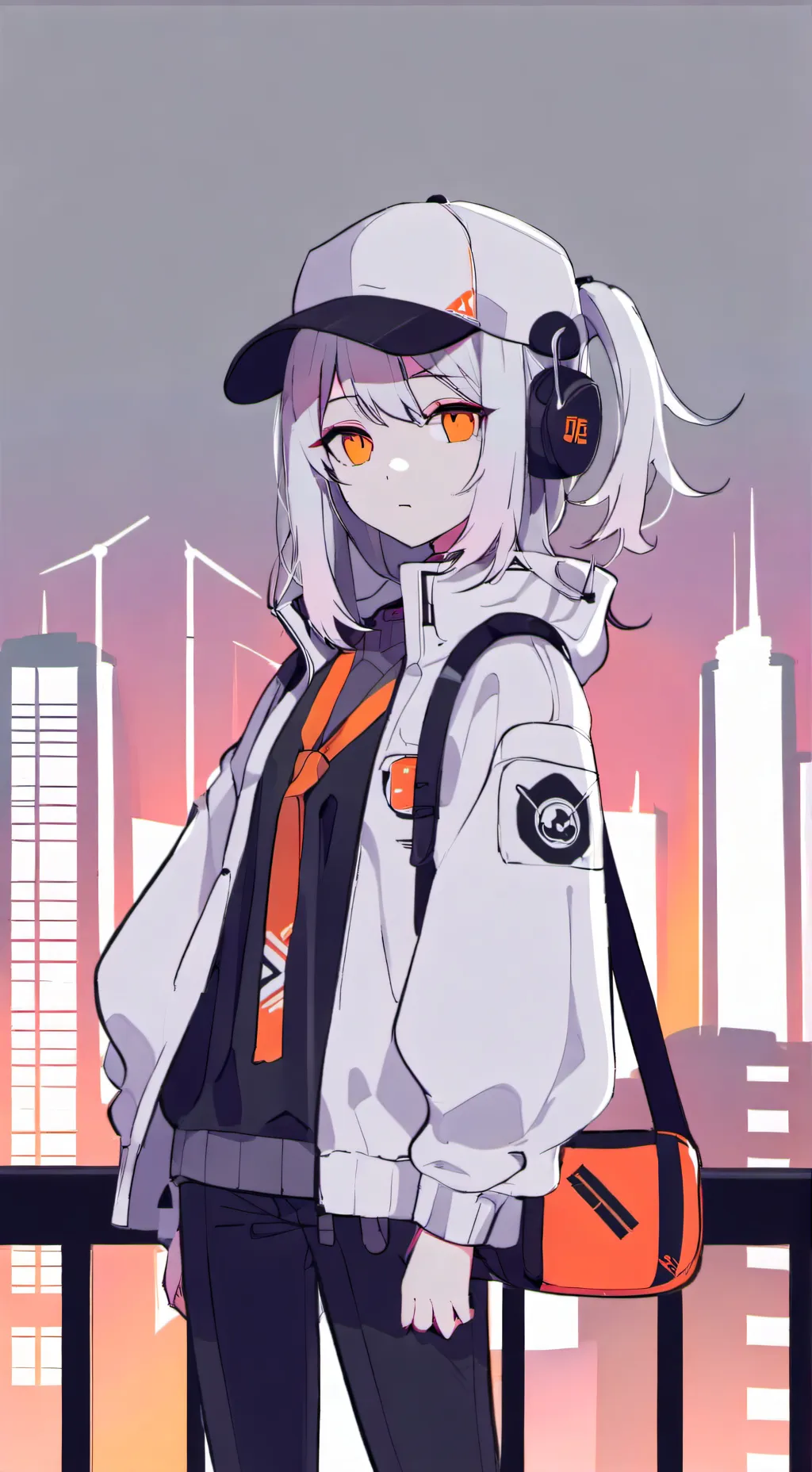 ai character: cat boom pick me  background