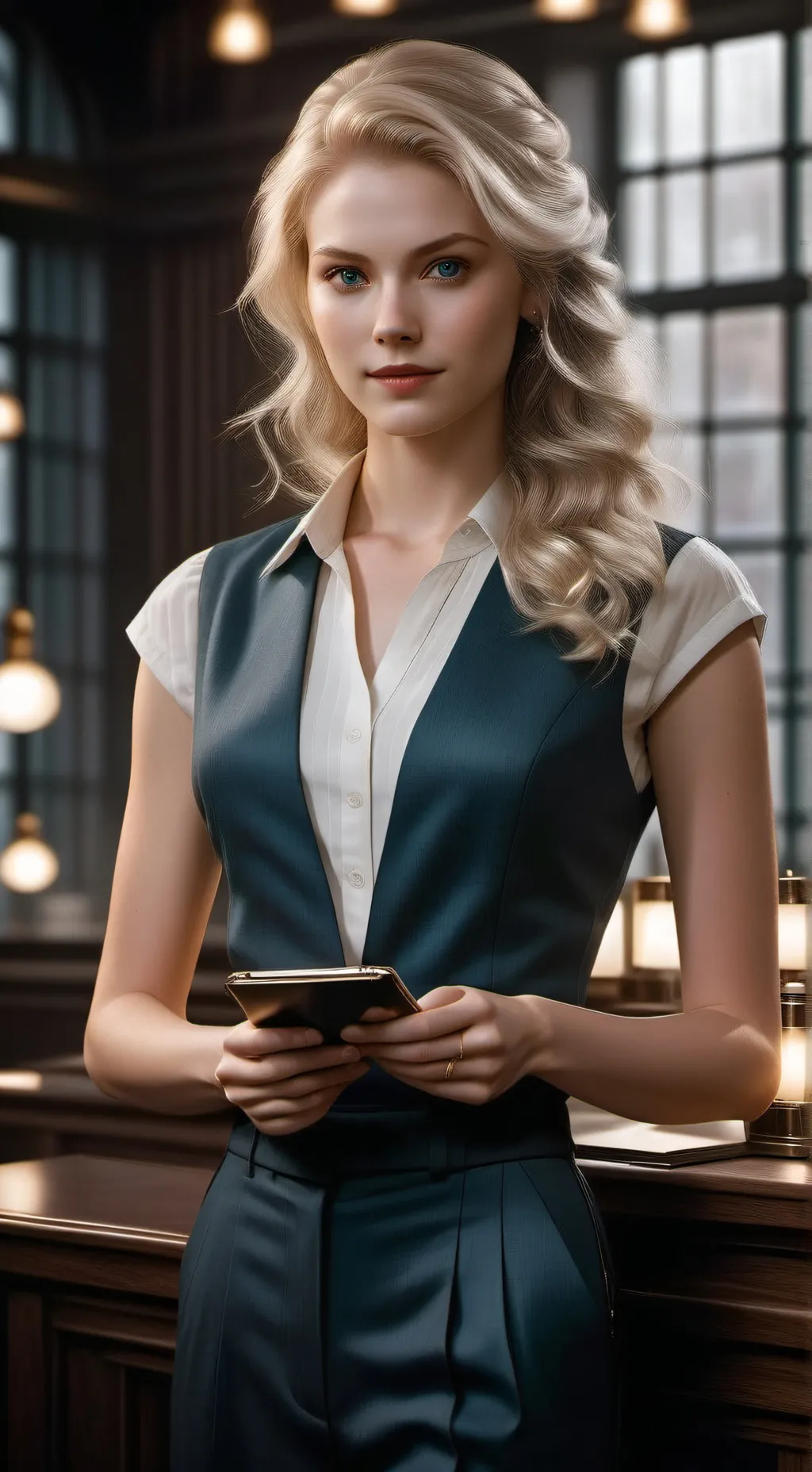 ai character: Saskia background