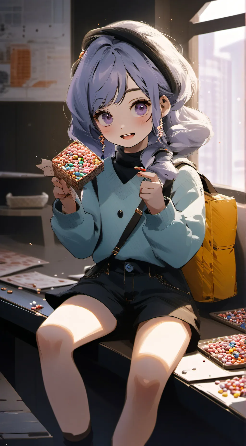 ai character: Lola  background