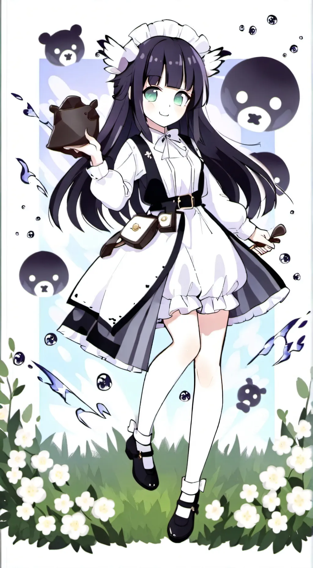 ai character: Butterfly Farm background