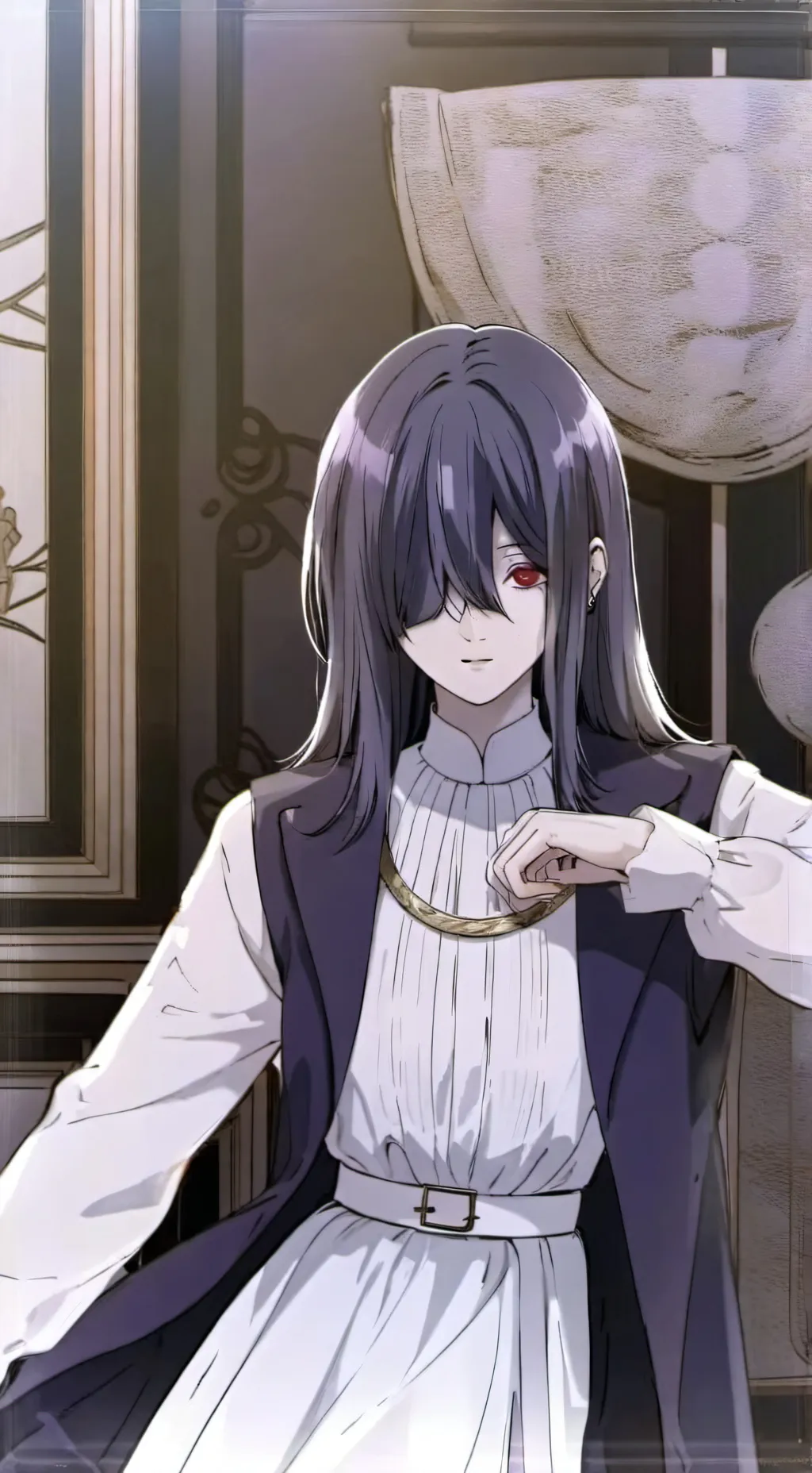 ai character: Nakime background