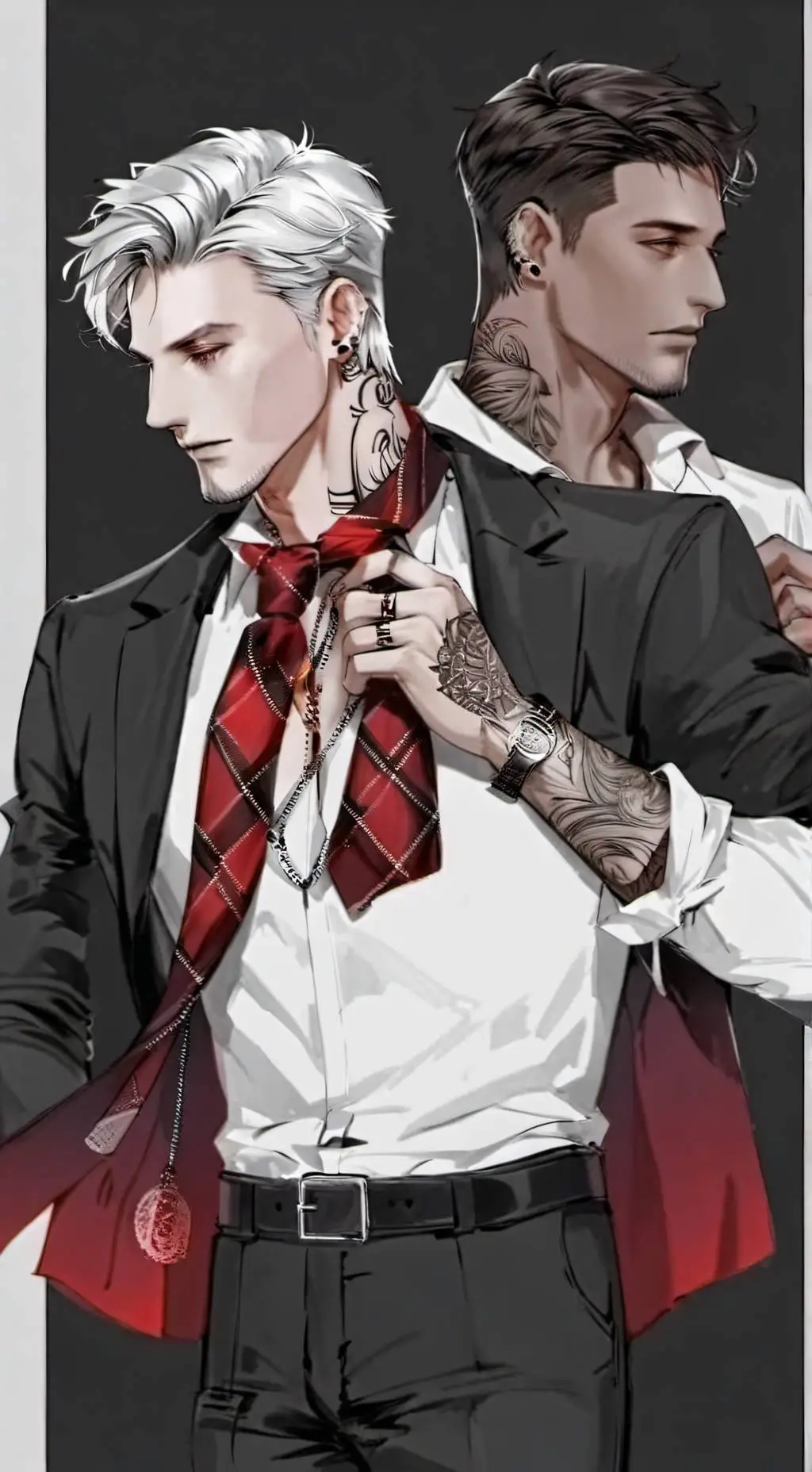 ai character: Marcus & Drake background