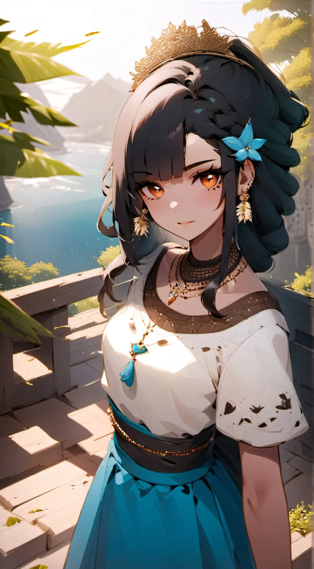 ai character: one piece background