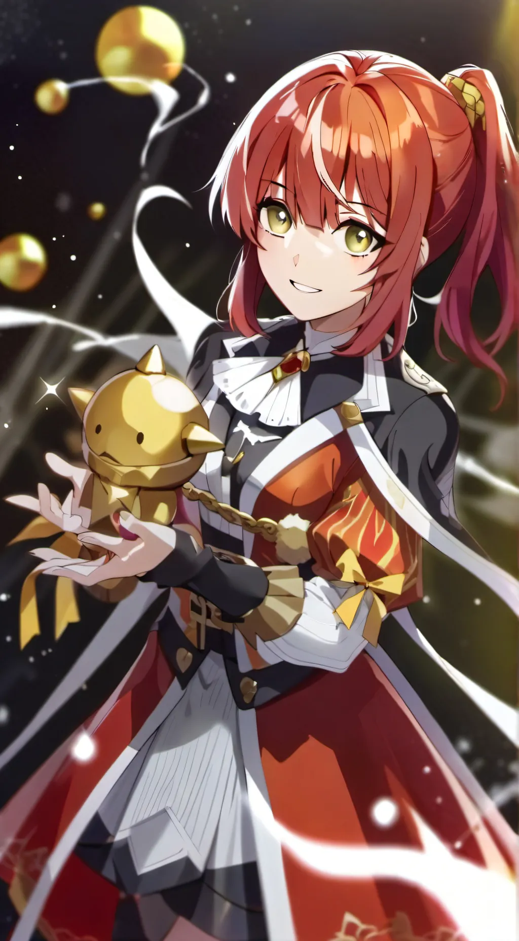 ai character: lora yurika (linky background