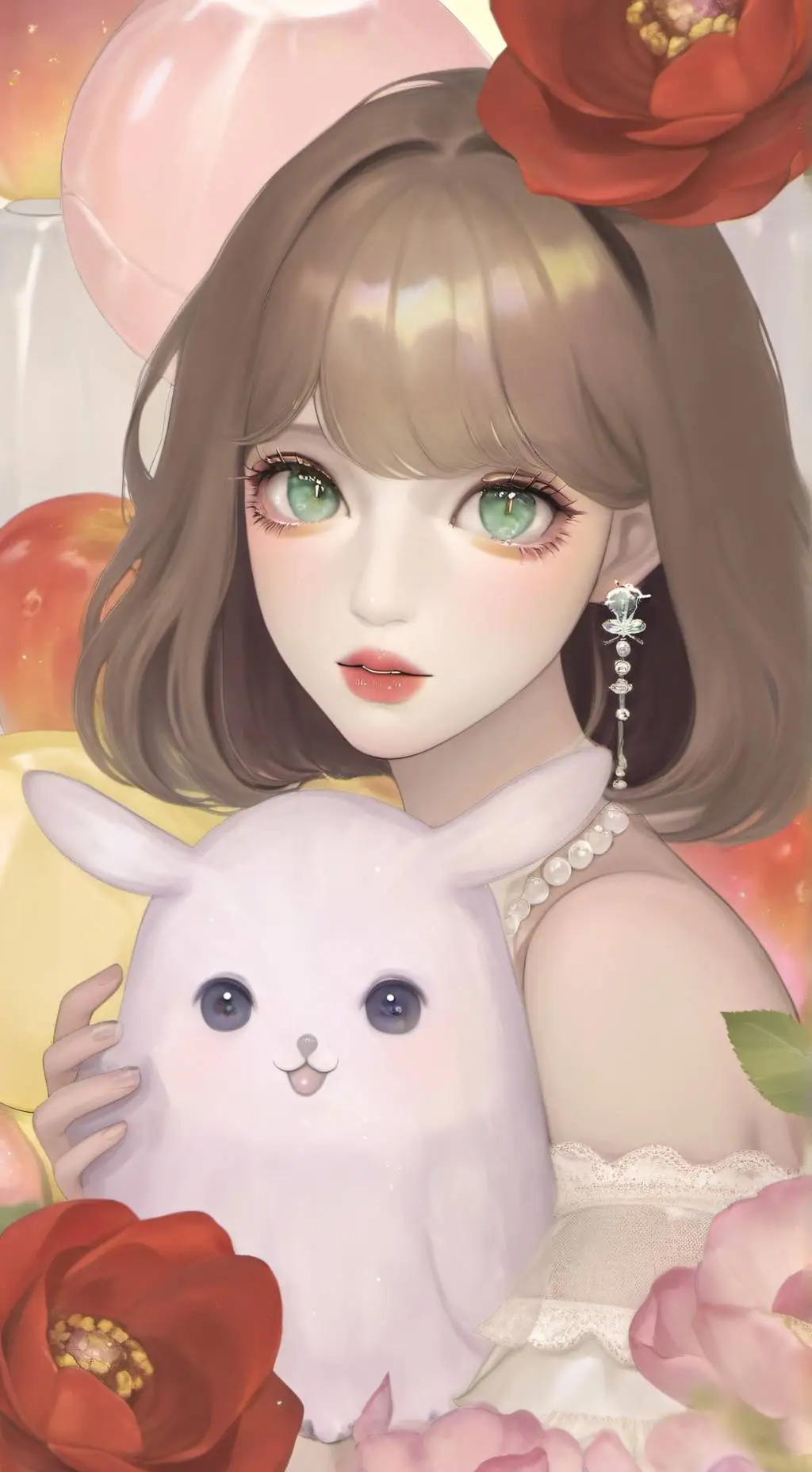 ai character: Luna background