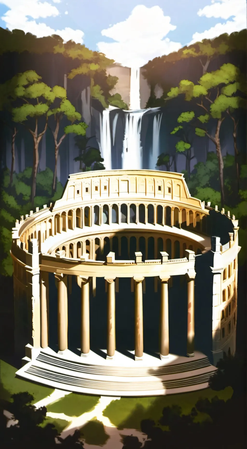 ai character: Gladiator Life background