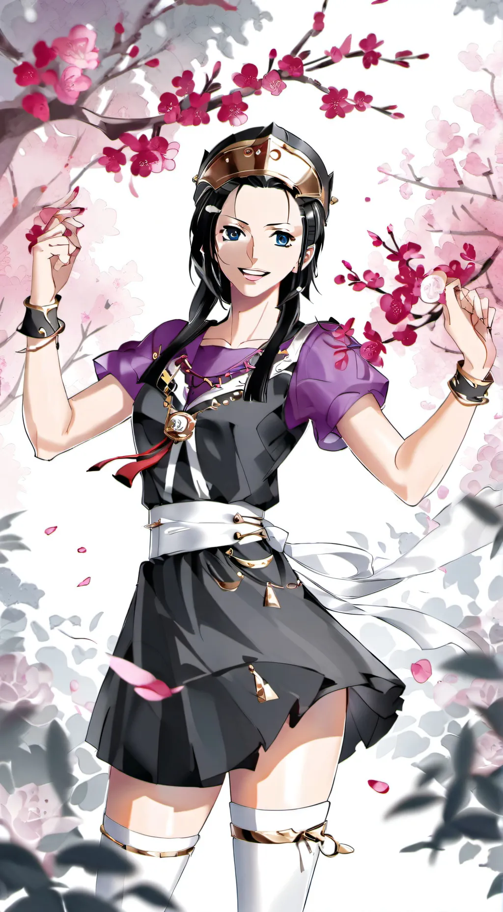 ai character: 🍪Nico robin background