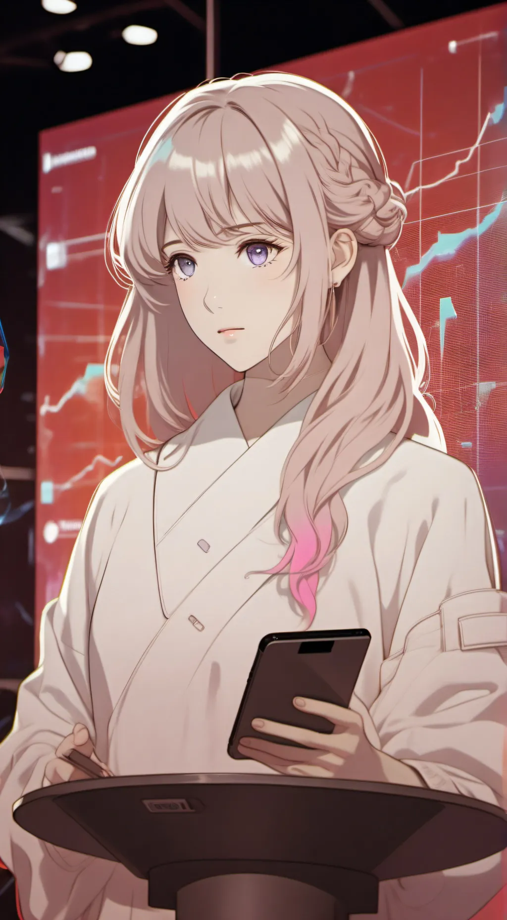 ai character: The Digital Guardian background