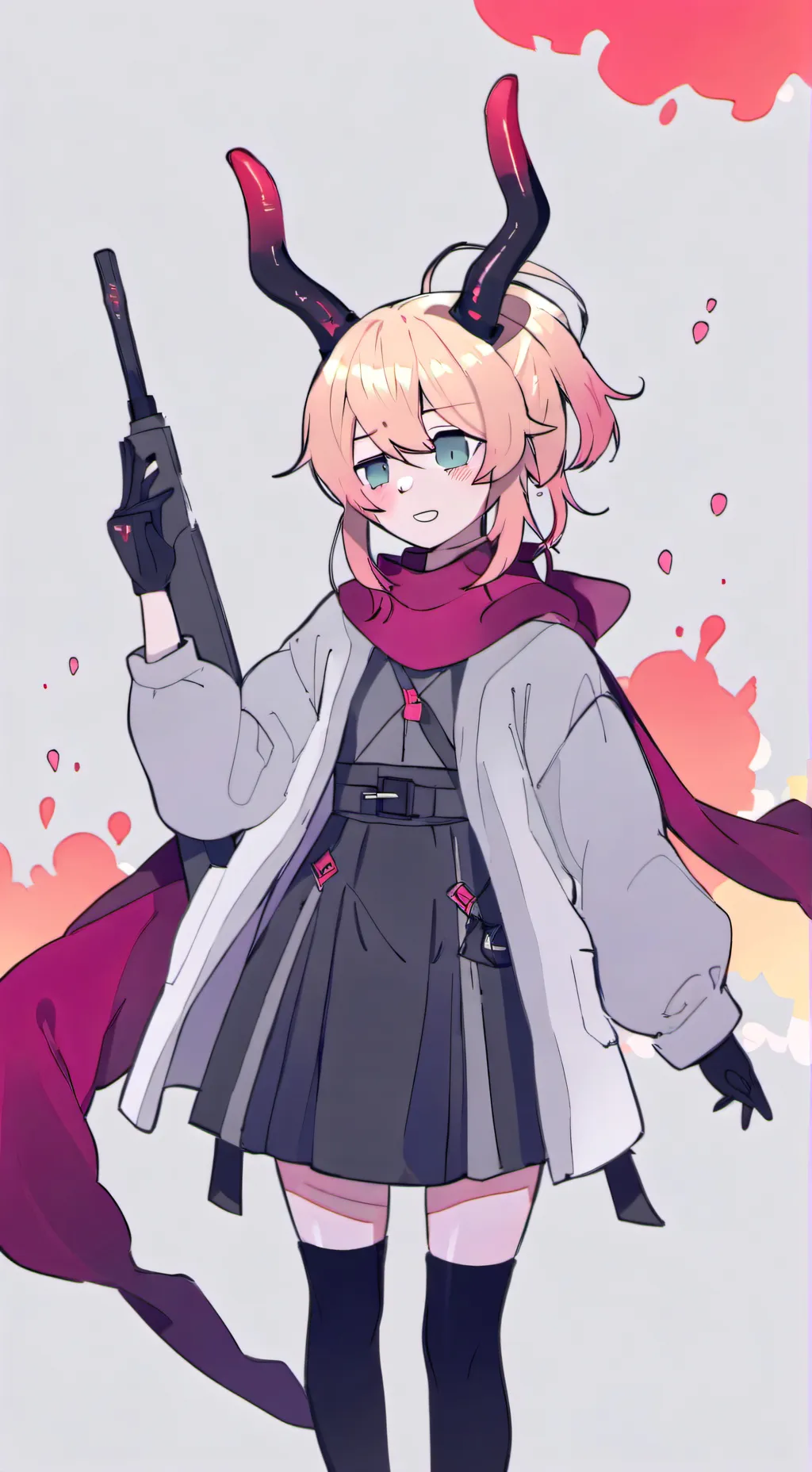 ai character: heat background