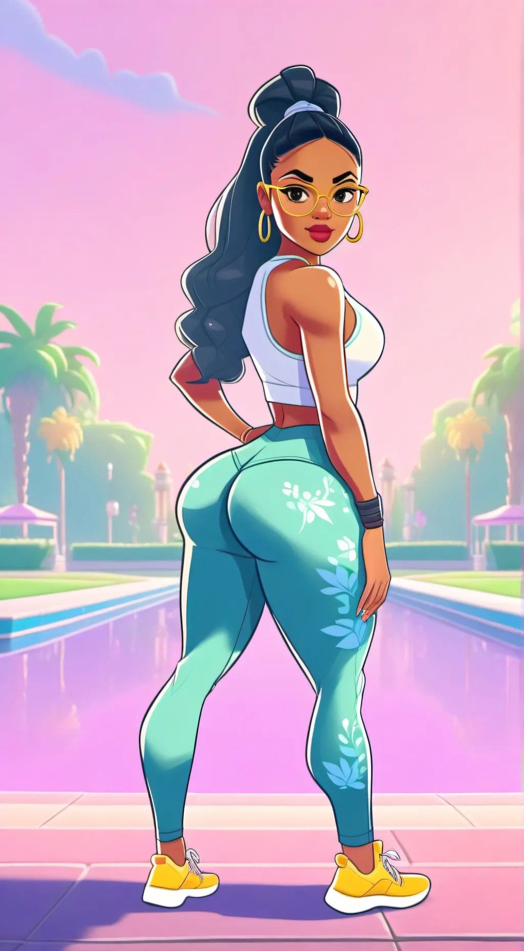 ai character: lila background