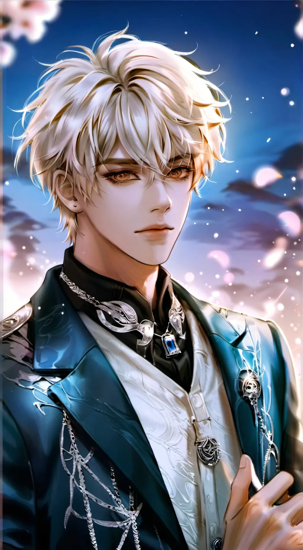 ai character: White-Haired Bully background
