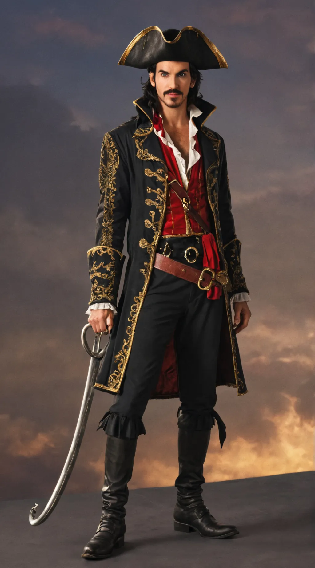 ai character: captain hook background
