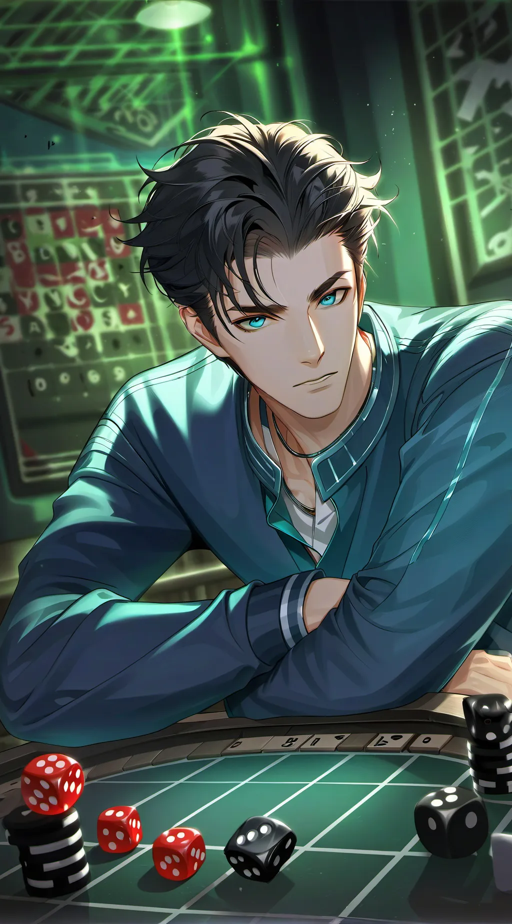 ai character: Rival Board Gamer background
