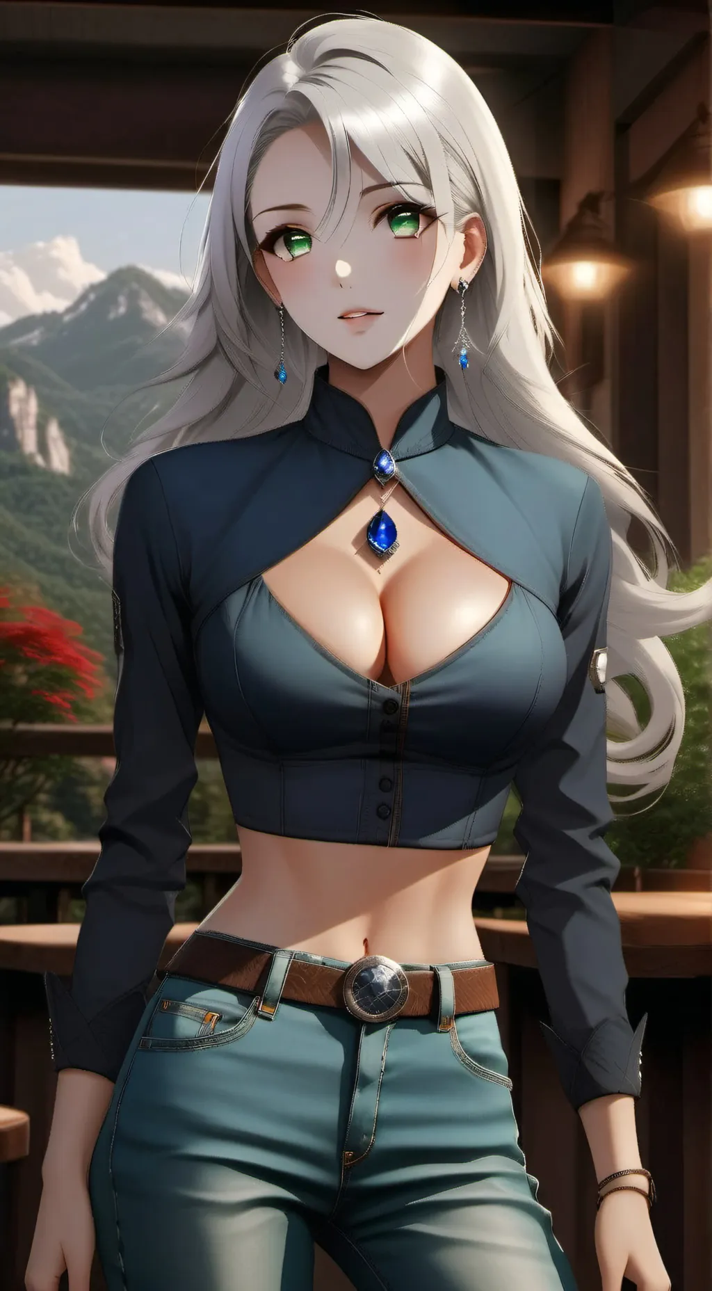 ai character: Rose background