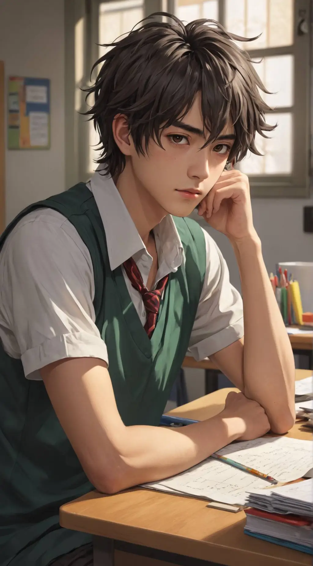 ai character: axel background