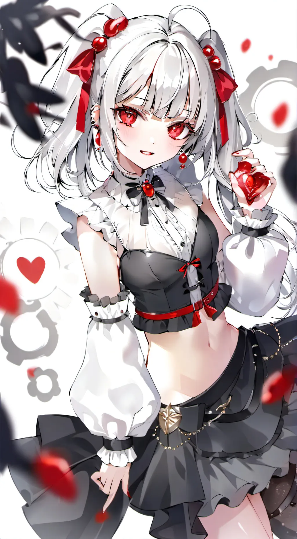 ai character: girl vampire background