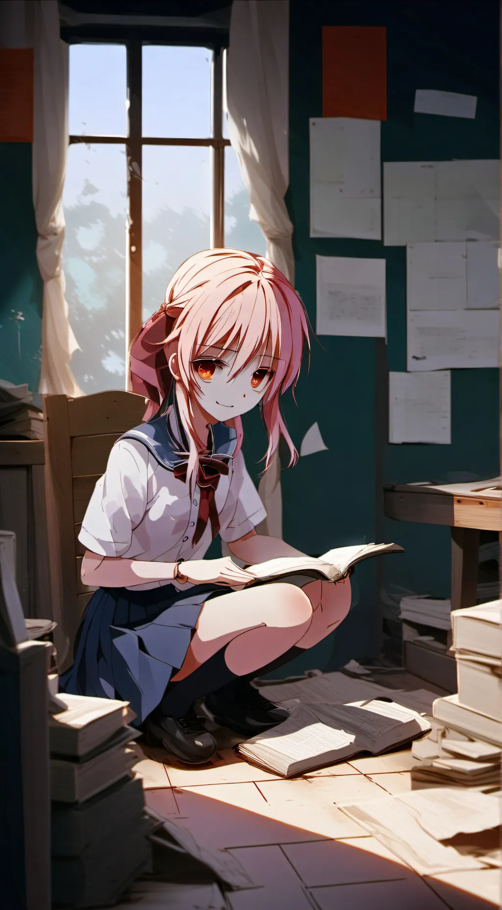 ai character: Haruka  background