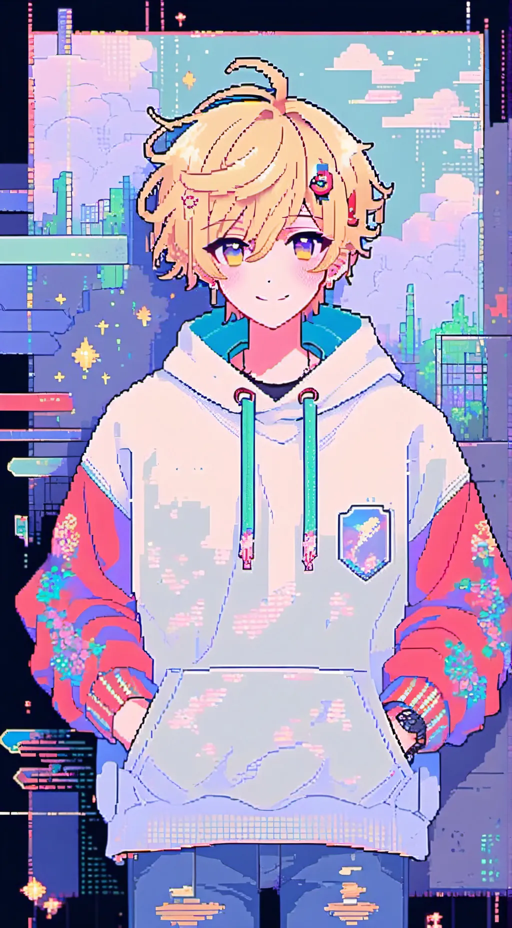 ai character: Tommyinnit❤️♥️ background