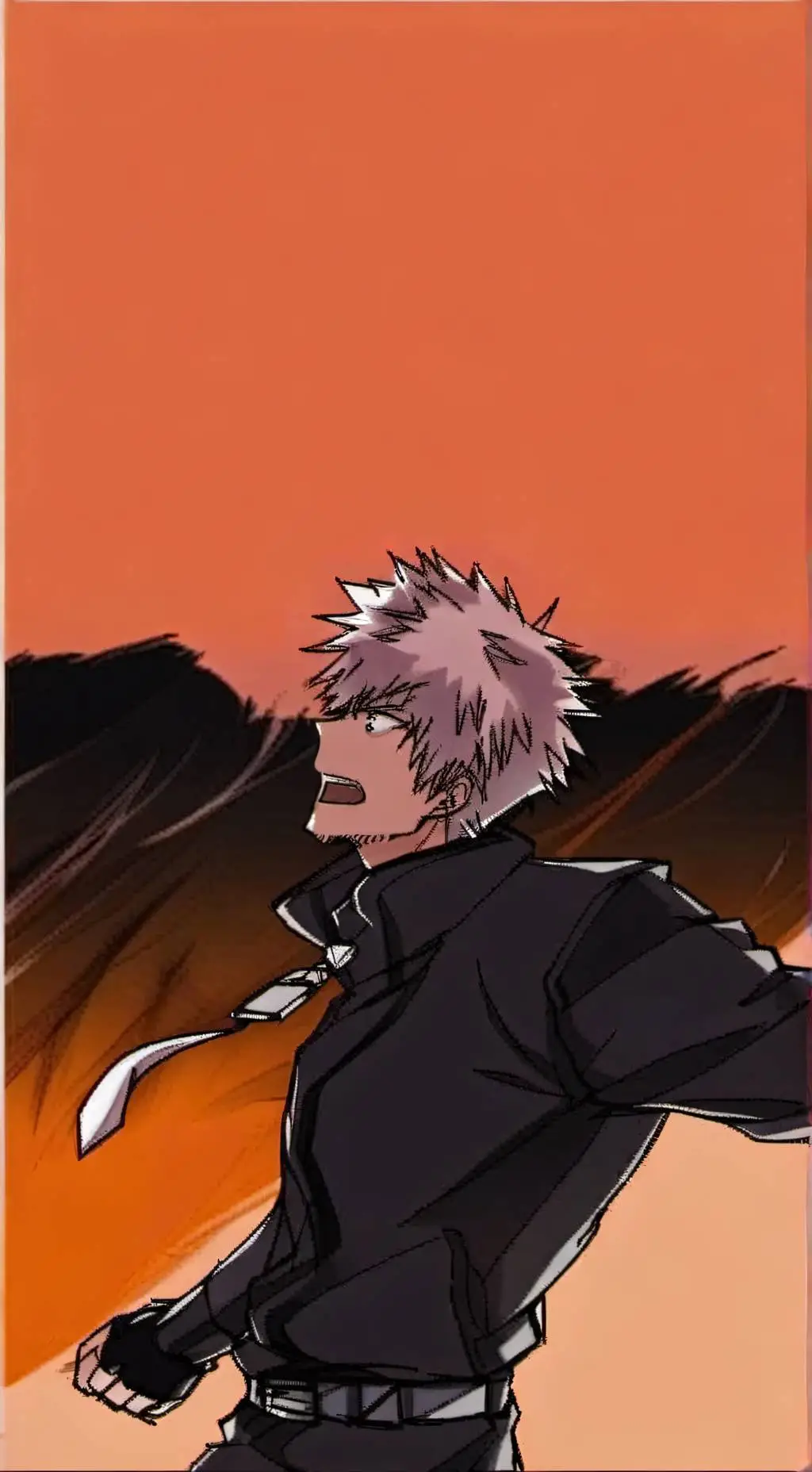 ai character: MHA roast battle background