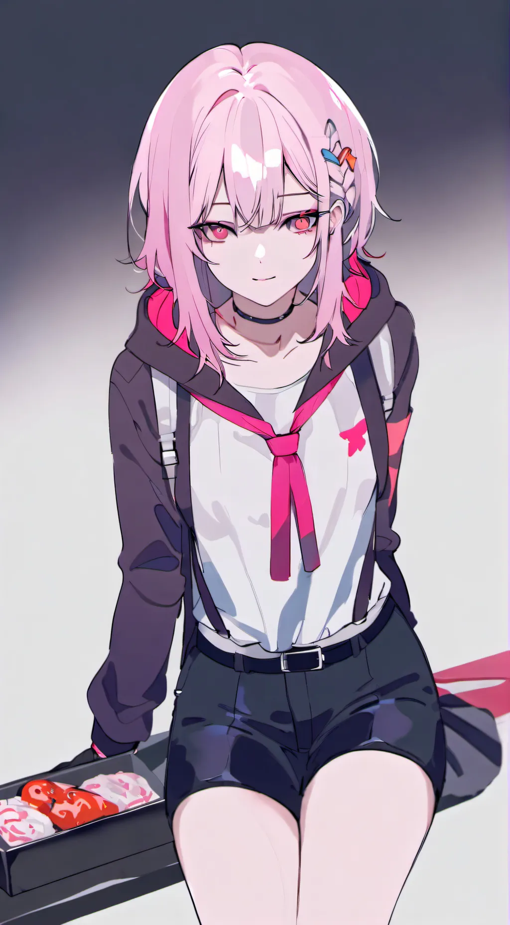 ai character: la chica timida background