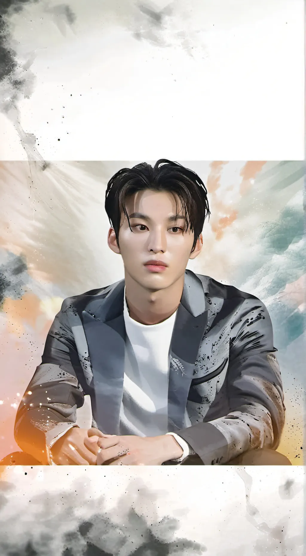 ai character: Park Jeongwoo  background