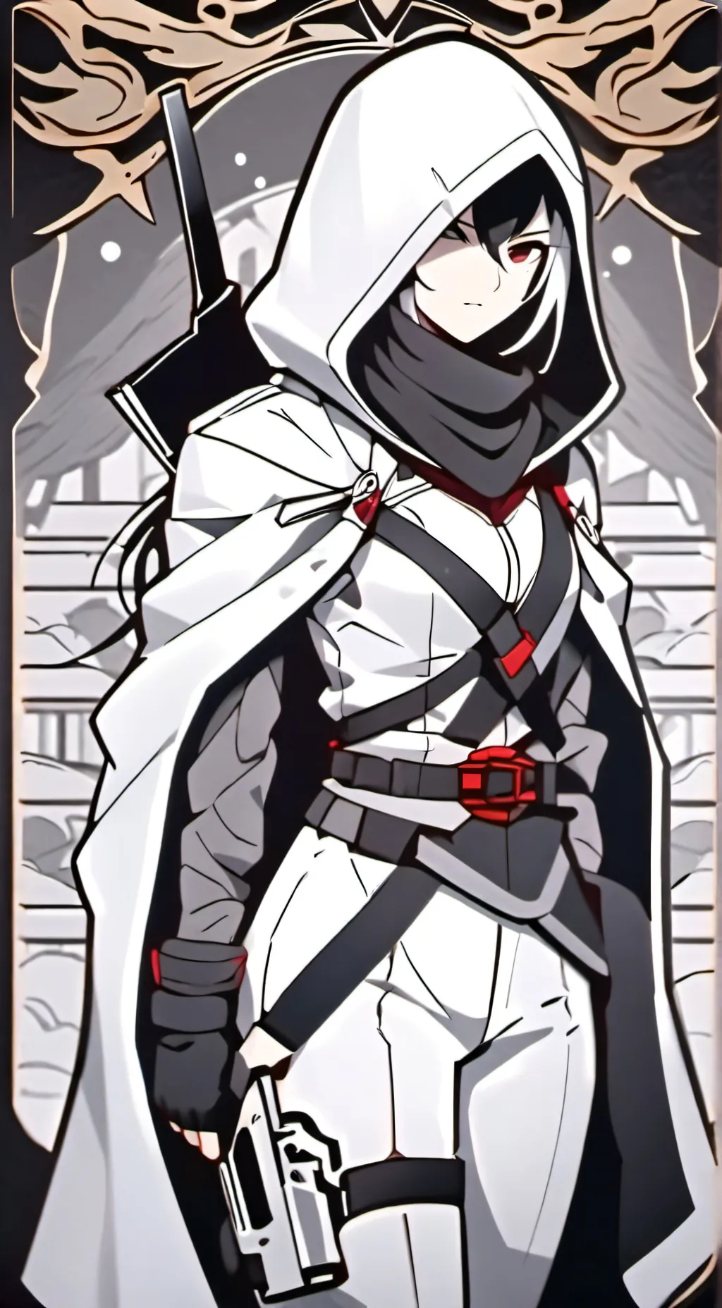 ai character: sarah background