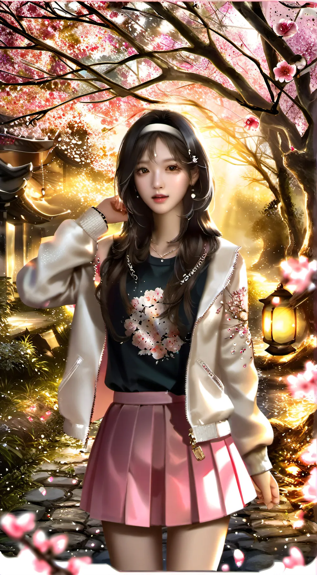 ai character: 🌸Sakura🌸 background