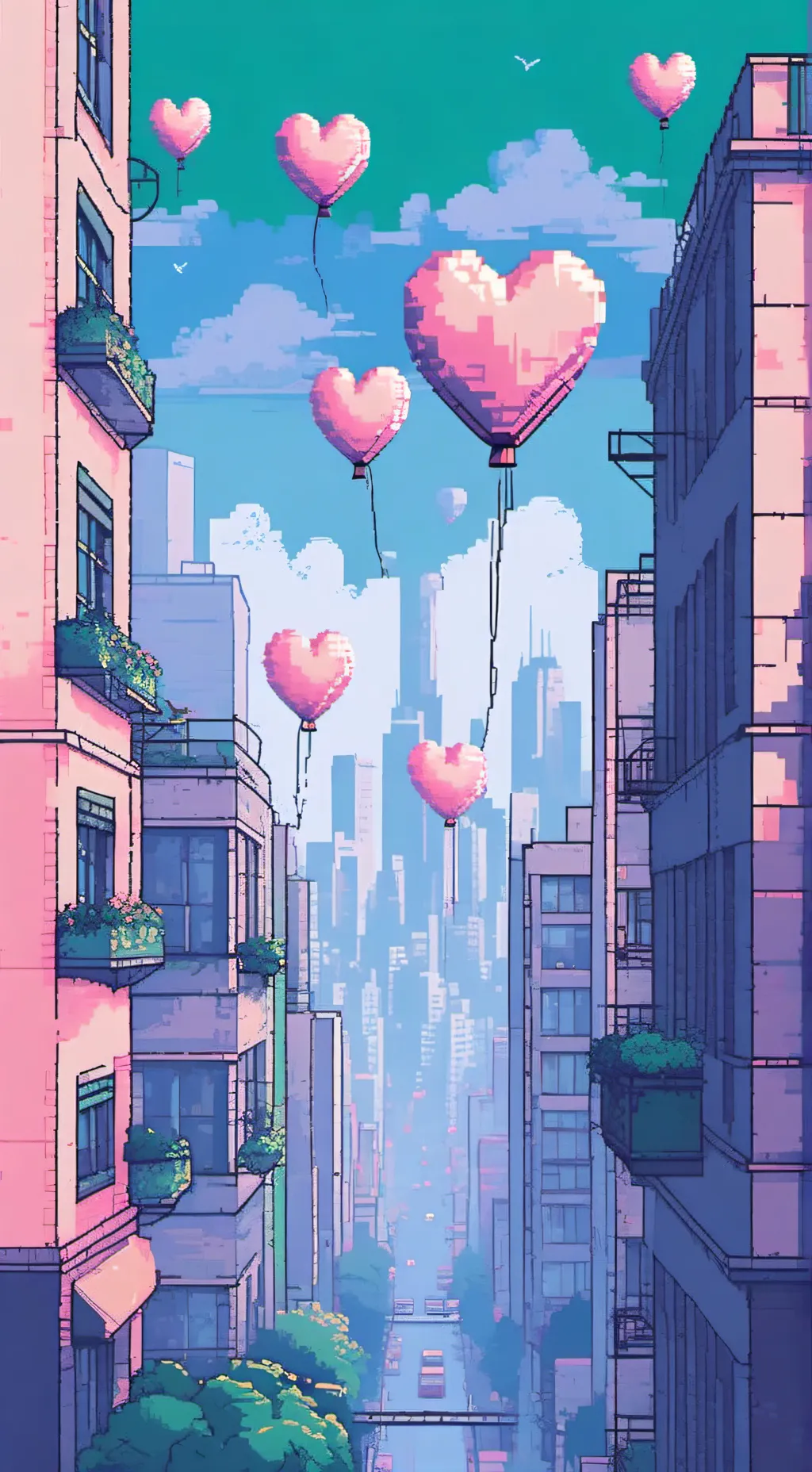 ai character: MHA VALENTINES DAY background