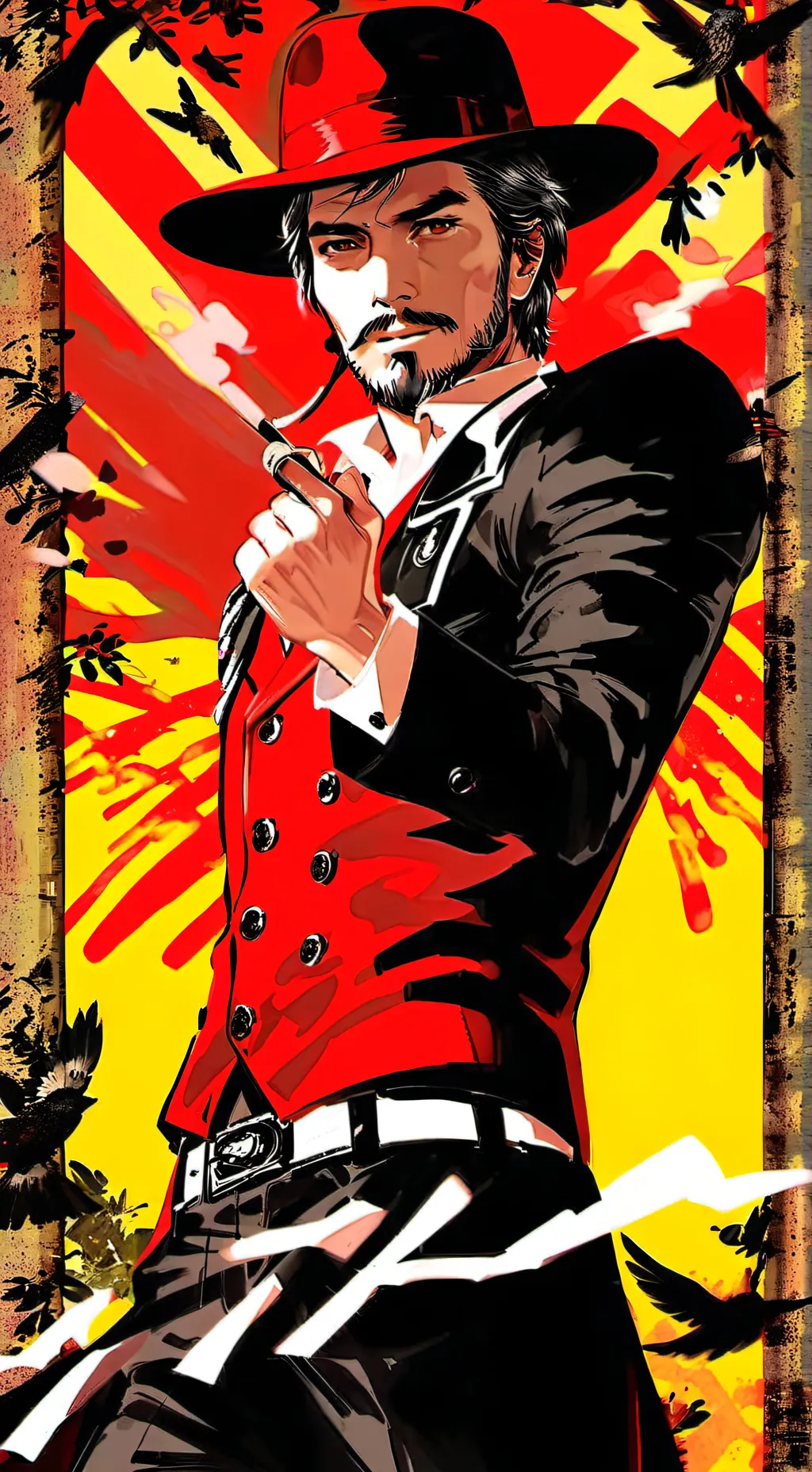 ai character: RDR 2 background