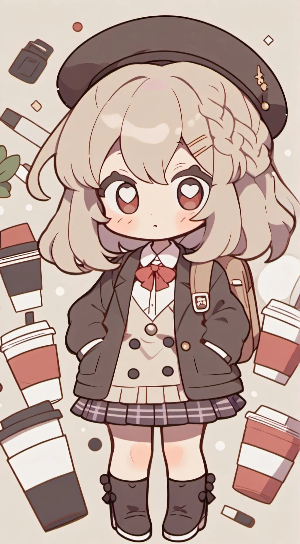 ai character: KNY × Ti background